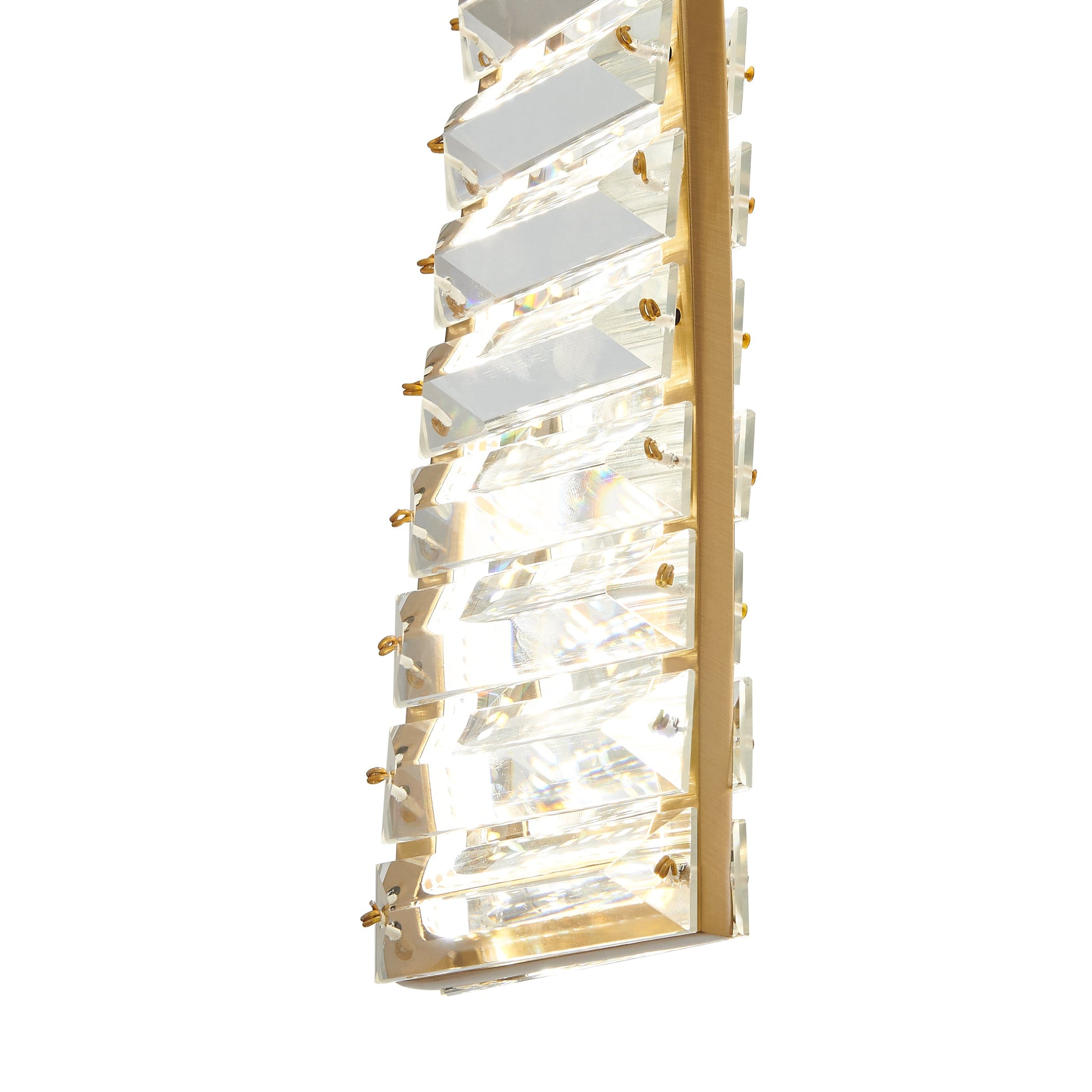 Efell LED Pendant // Brushed Gold - Disselt Designs