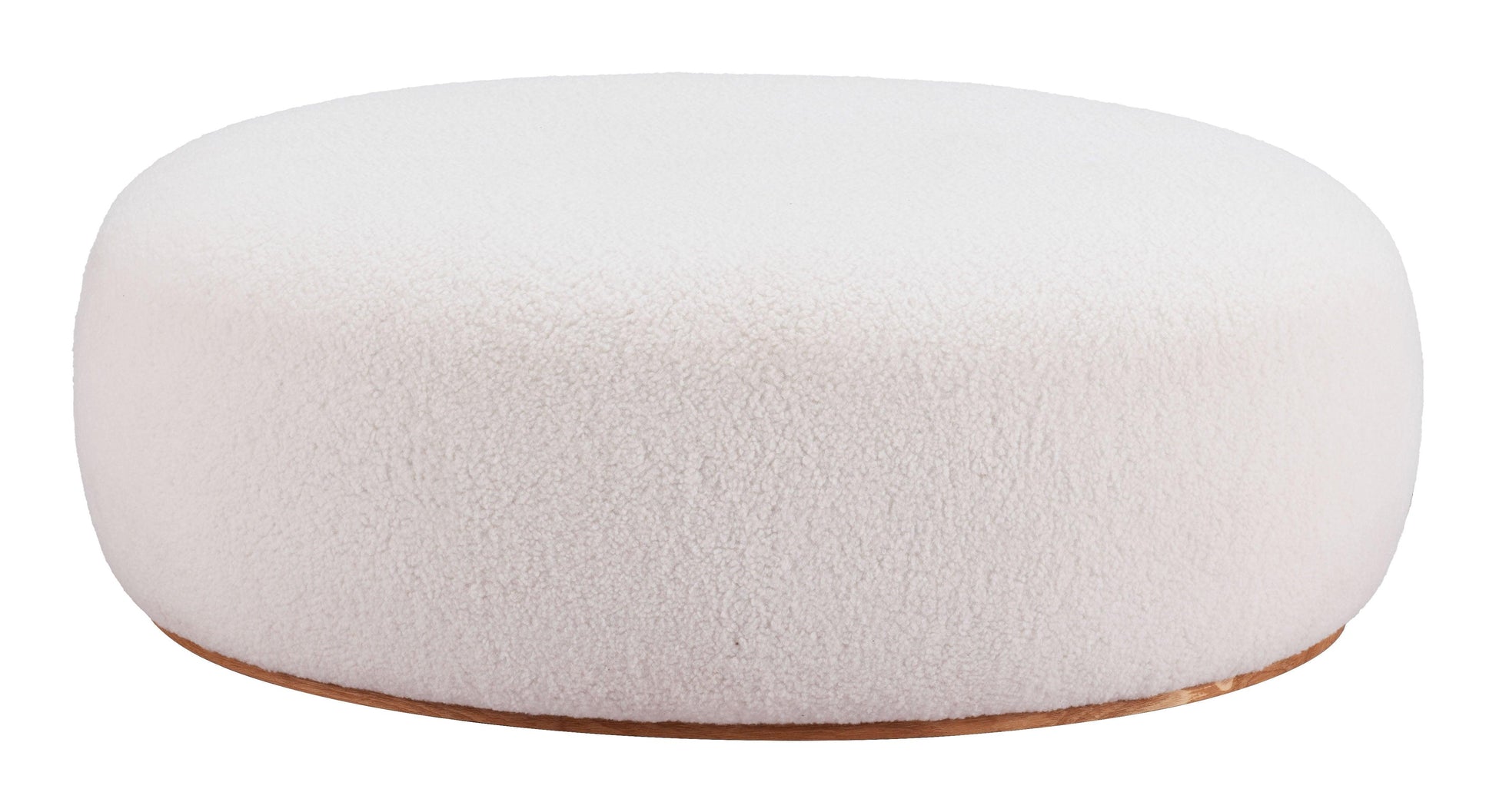 Amber Ottoman Cream - Disselt Designs