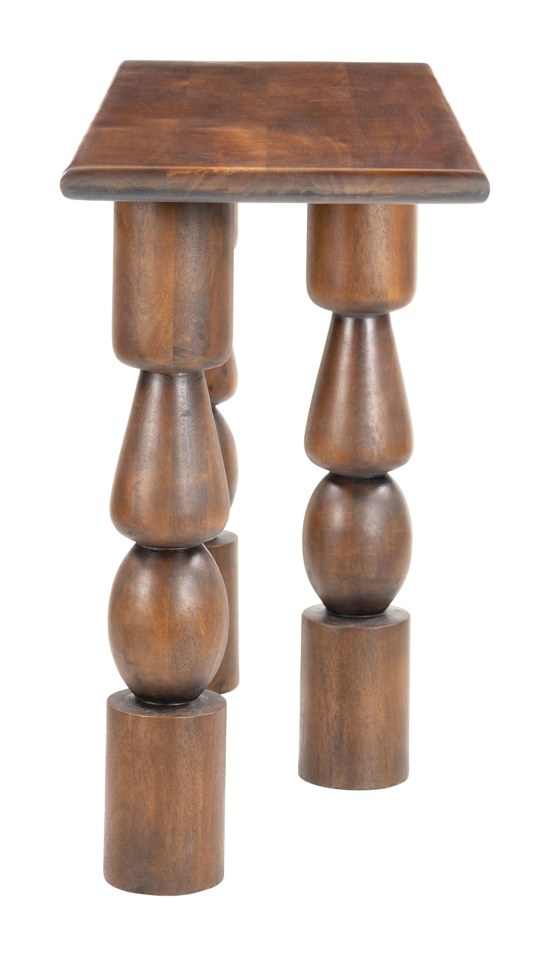 Split Console Table Brown - Disselt Designs