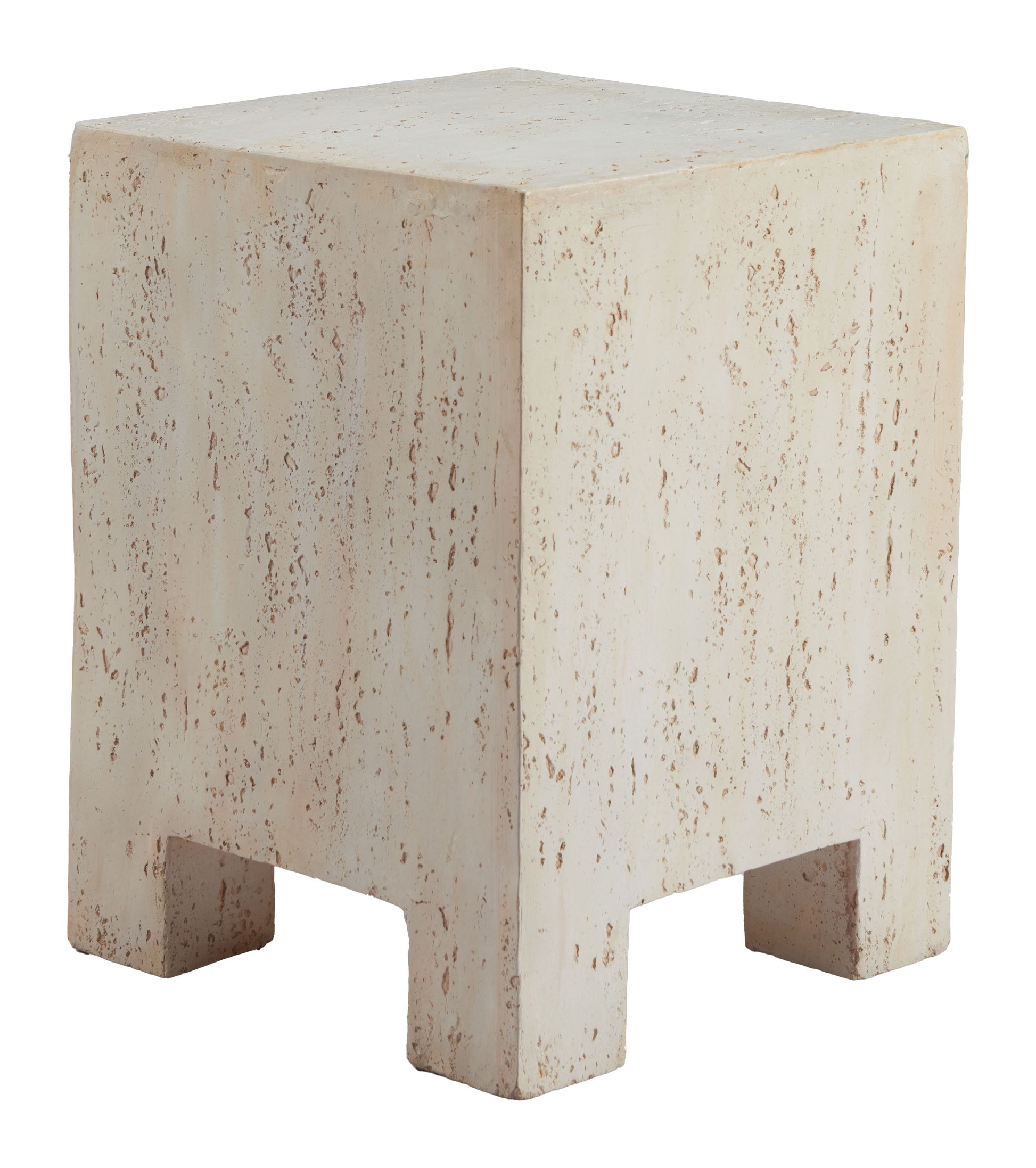 Kitara Side Table Beige - Disselt Designs