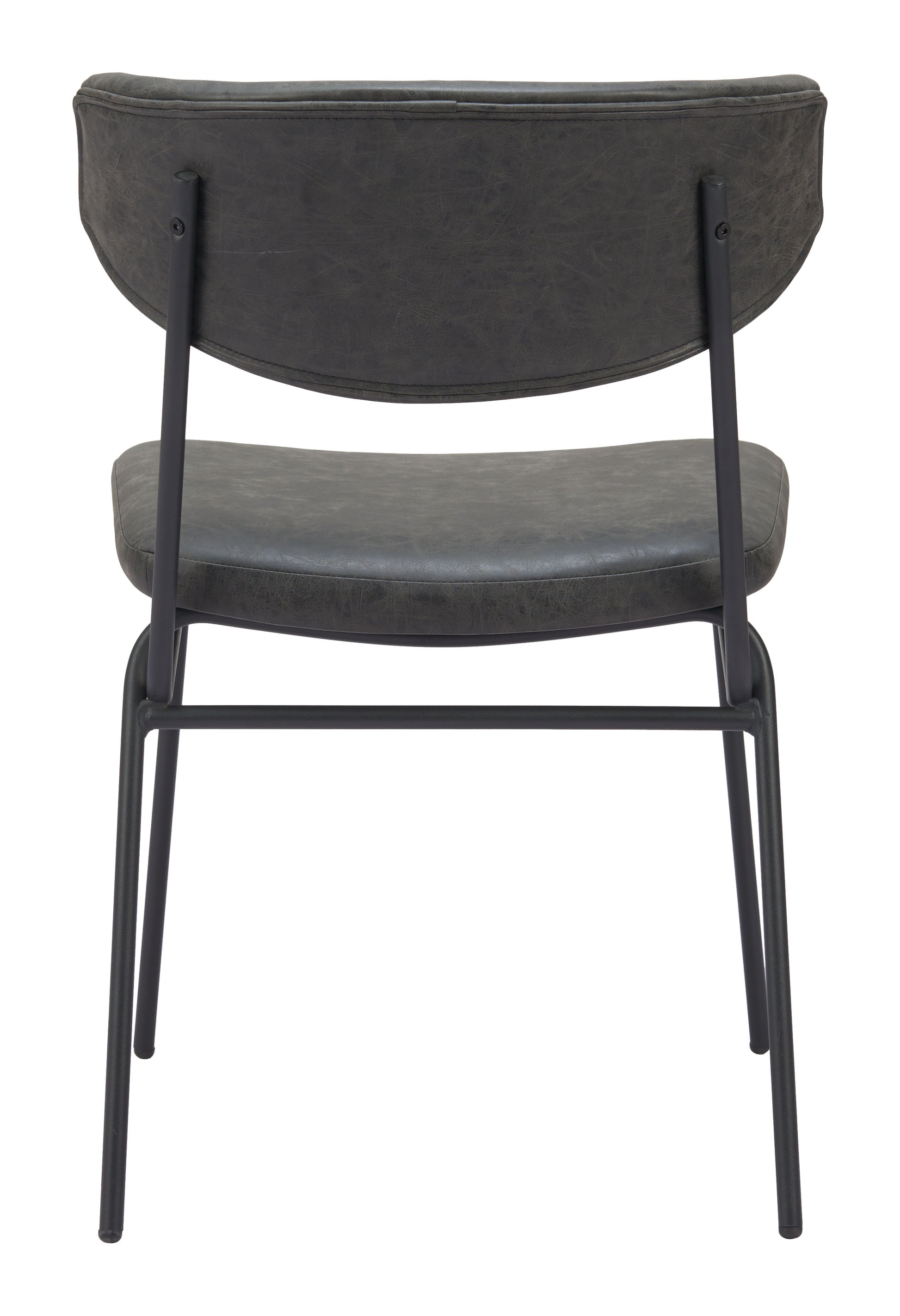Charon Dining Chair (Set of 2) Vintage Black - Disselt Designs