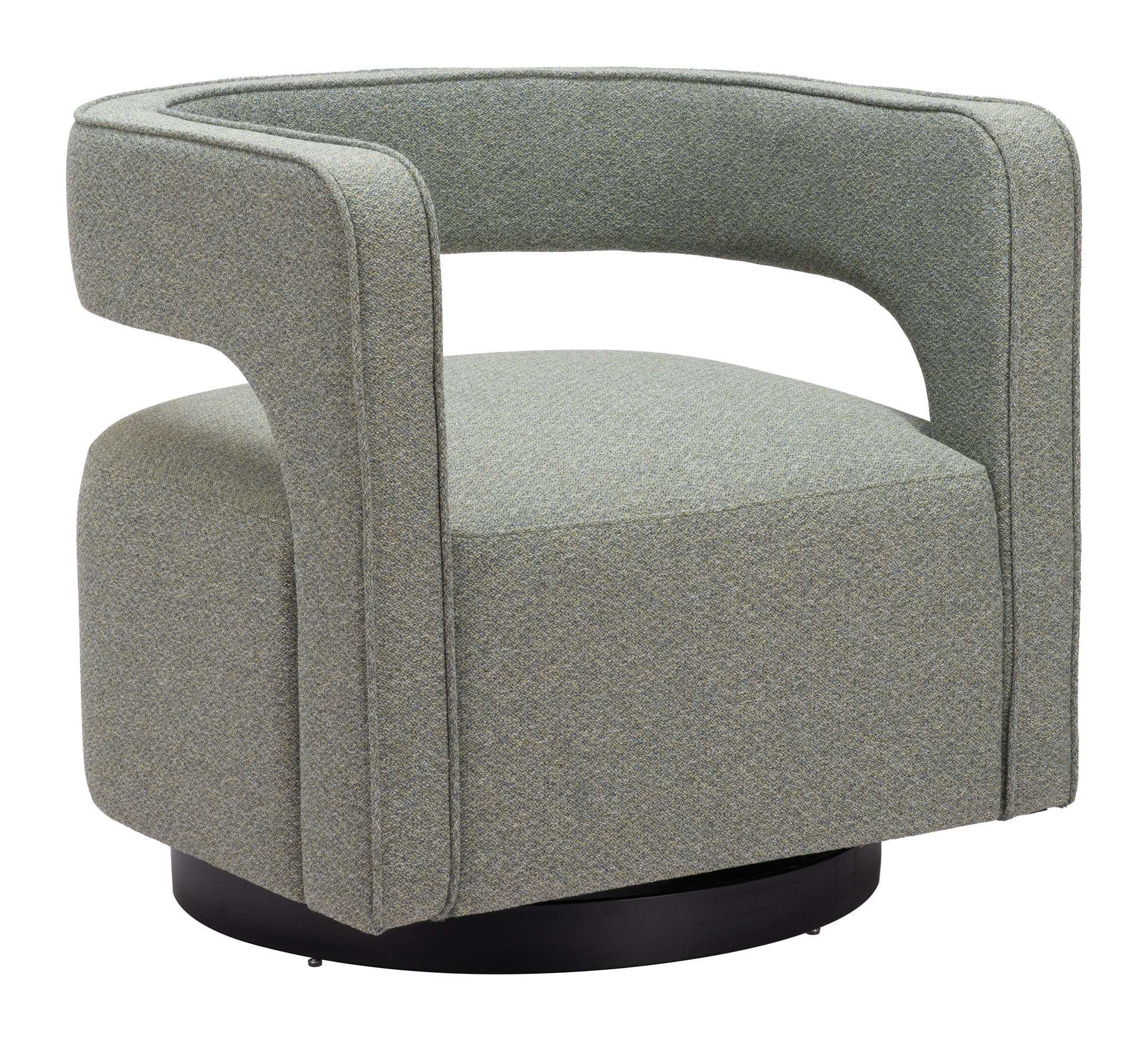 Turku Swivel Chair Sage Green - Disselt Designs