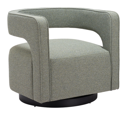 Turku Swivel Chair Sage Green - Disselt Designs