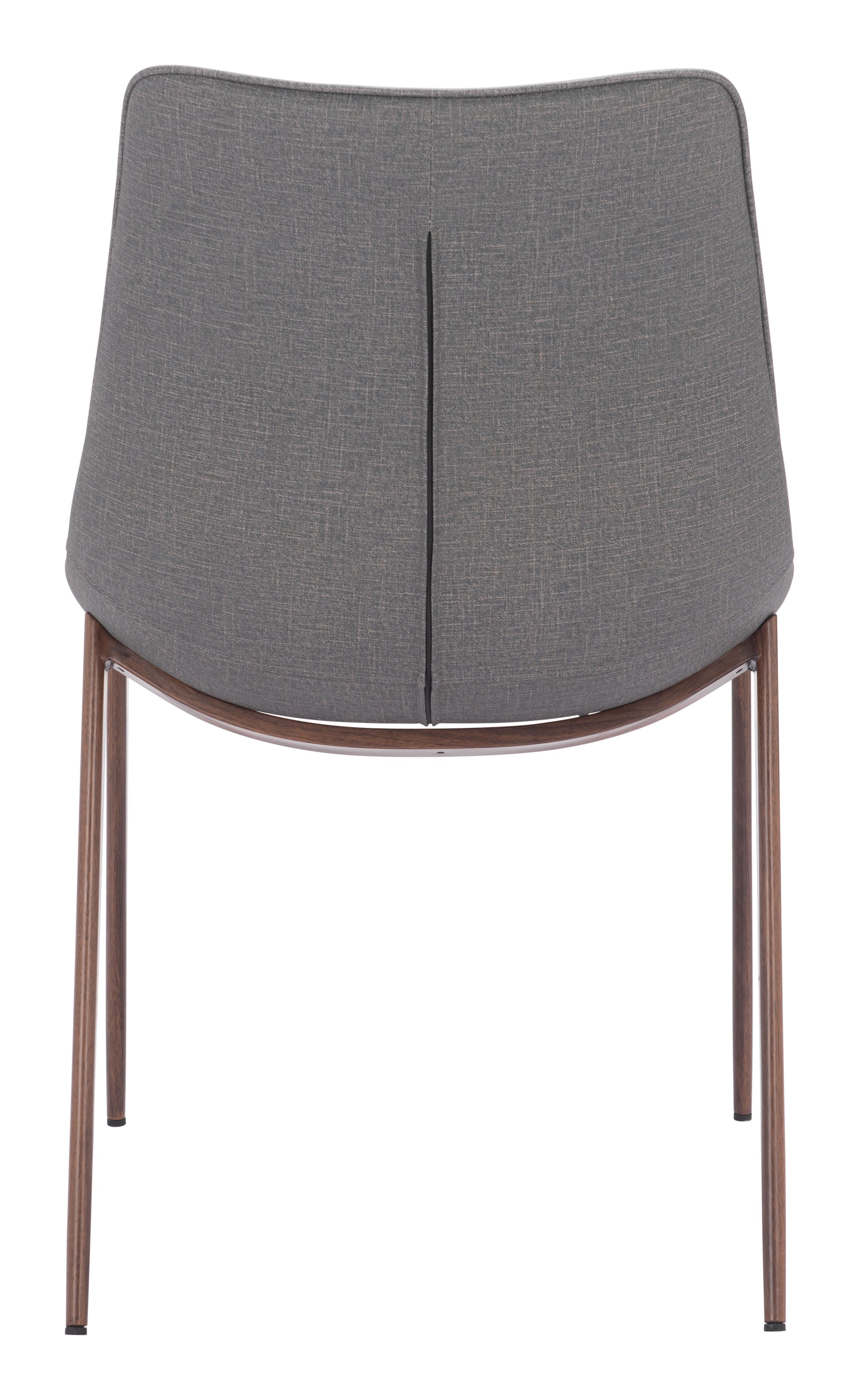Magnus Dining Chair (Set of 2) Slate Gray & Walnut - Disselt Designs