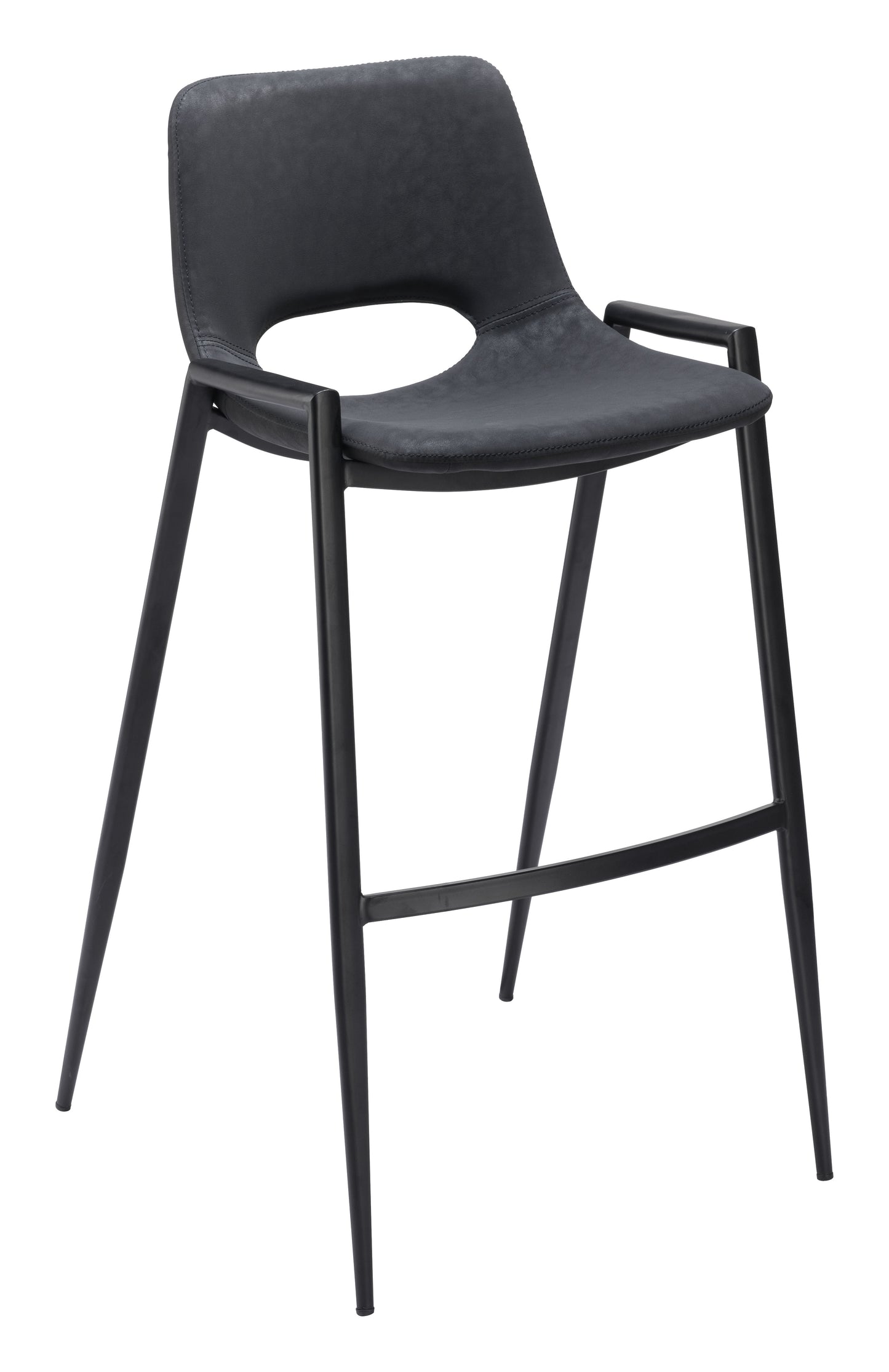 Desi Barstool (Set of 2) Black - Disselt Designs