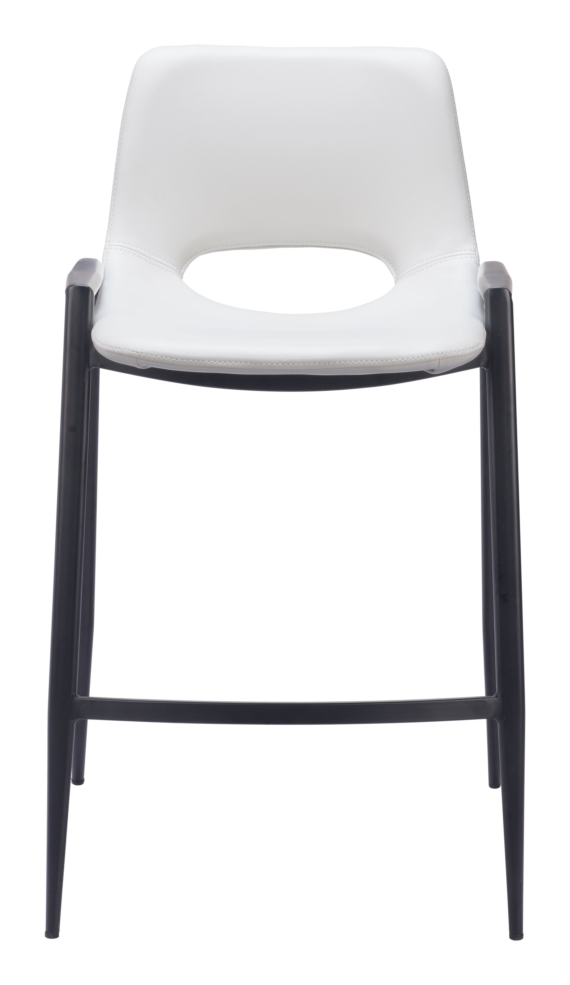 Desi Counter Stool (Set of 2) White - Disselt Designs