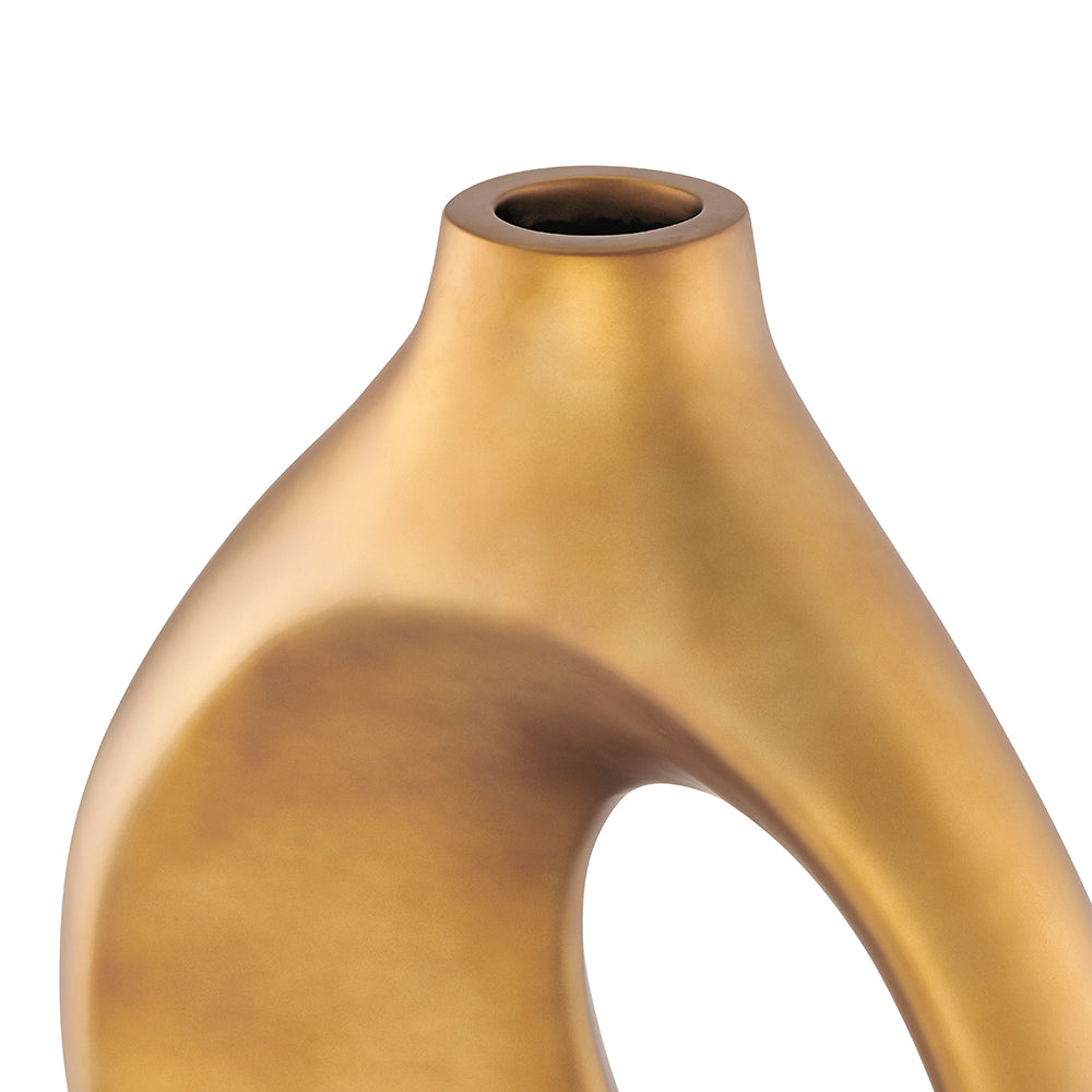 Simi Vase Large // Bronze - Disselt Designs