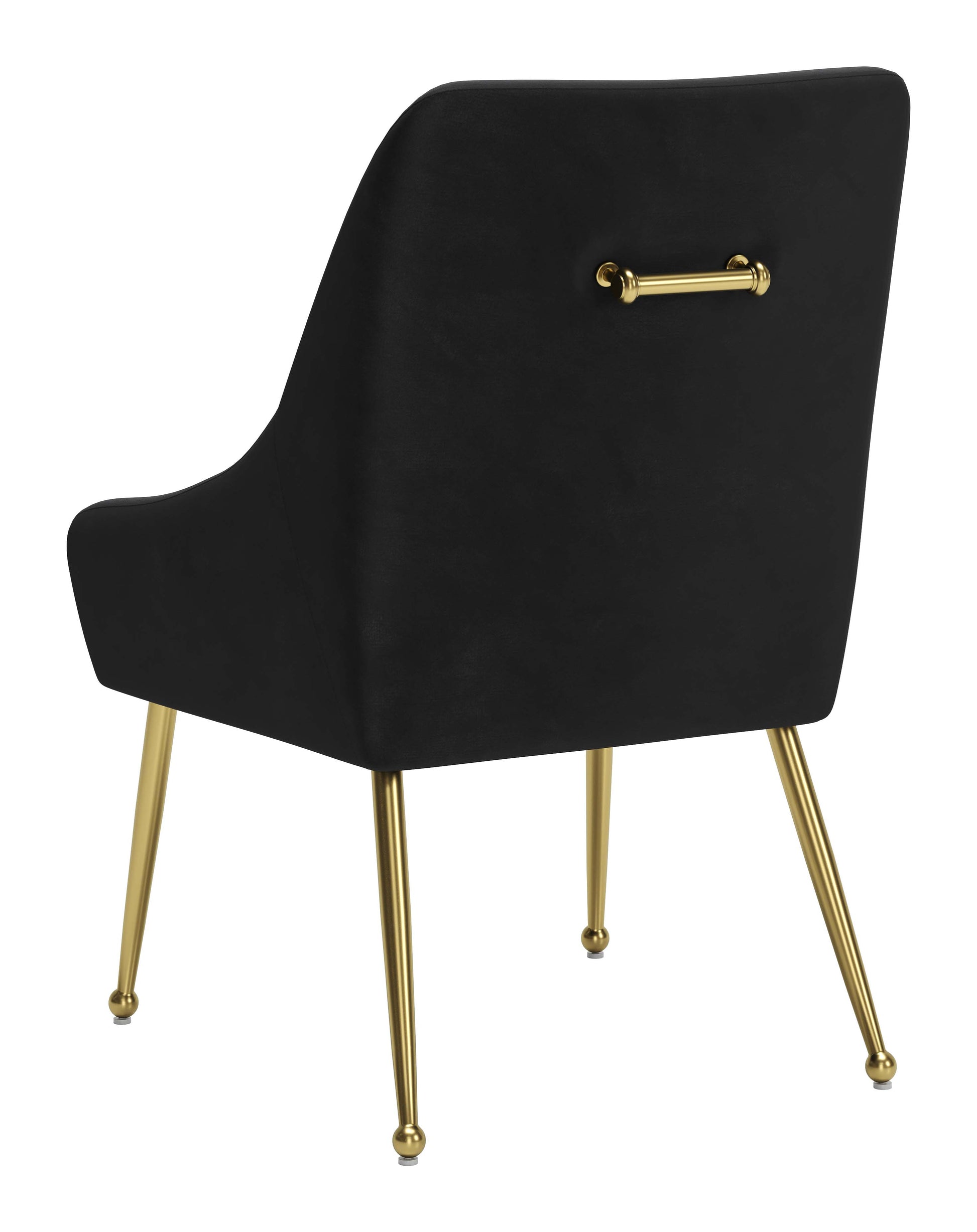 Maxine Dining Chair Black & Gold - Disselt Designs