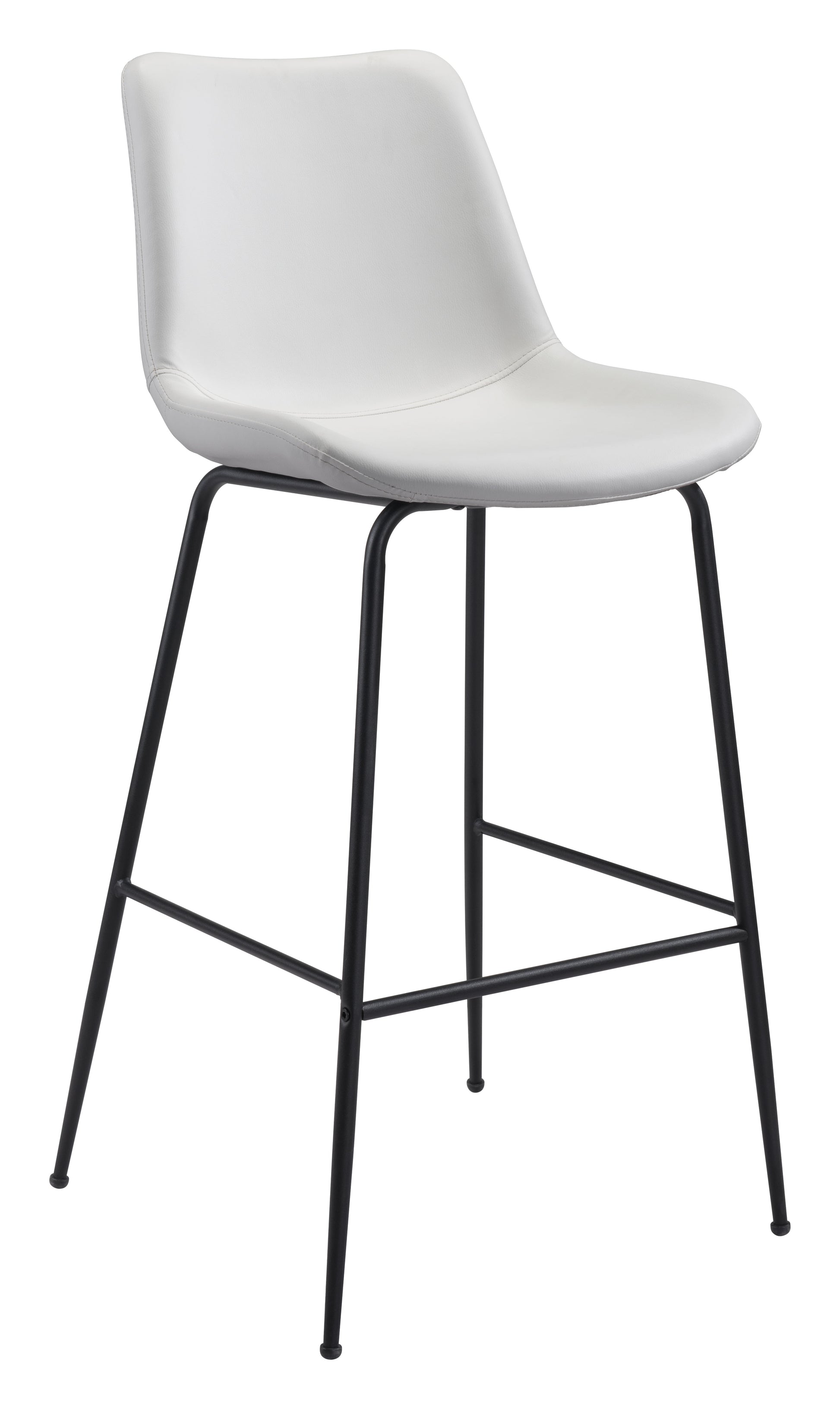 Byron Barstool White - Disselt Designs
