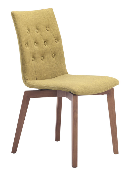 Orebro Dining Chair (Set of 2) Pea Green - Disselt Designs