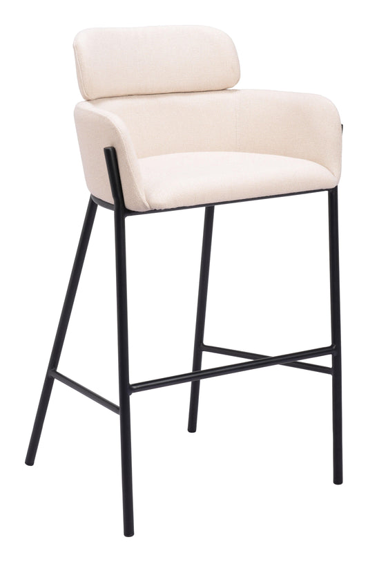 Bremor Barstool Beige - Disselt Designs