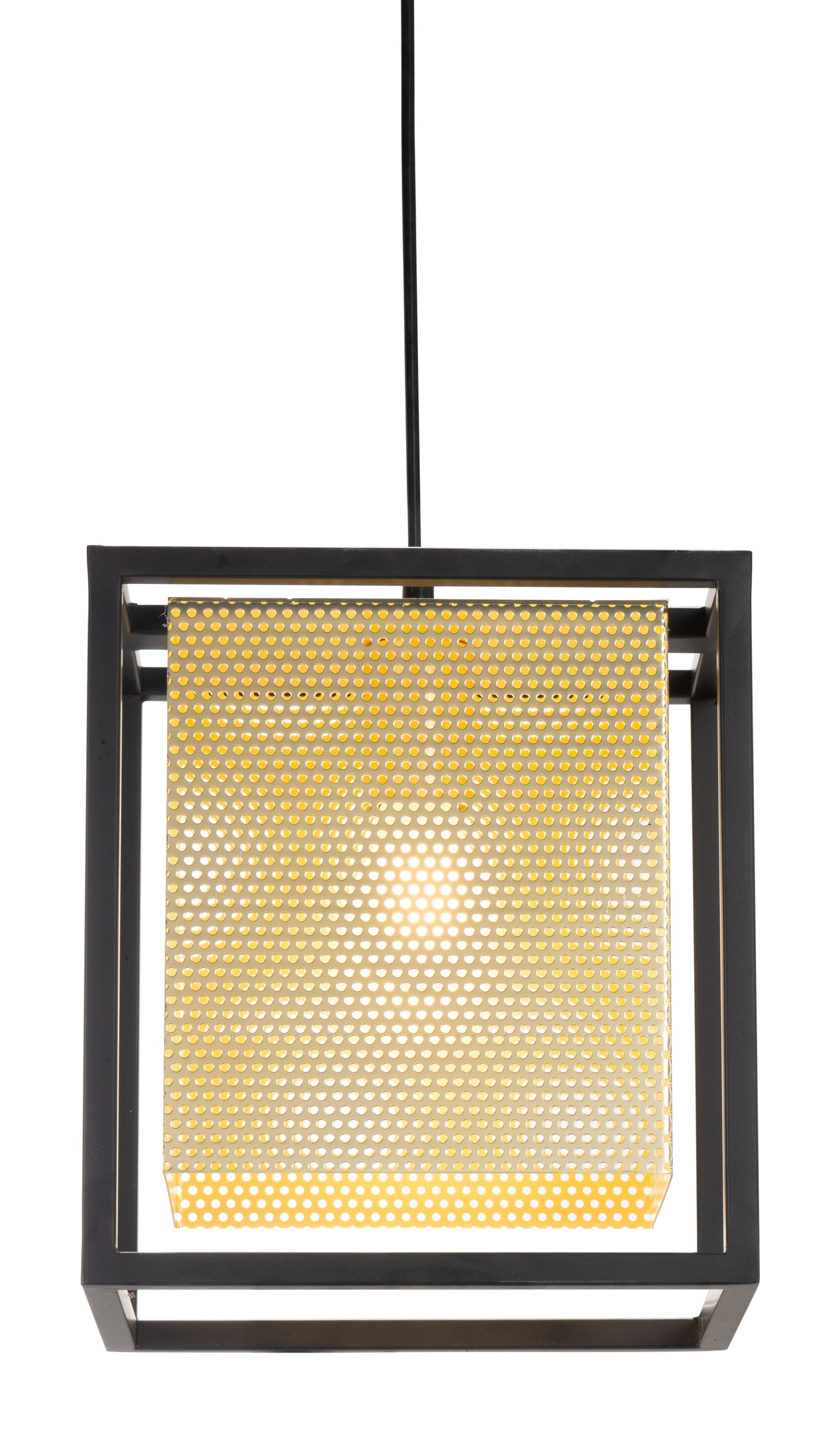 Yves Ceiling Lamp Gold & Black - Disselt Designs