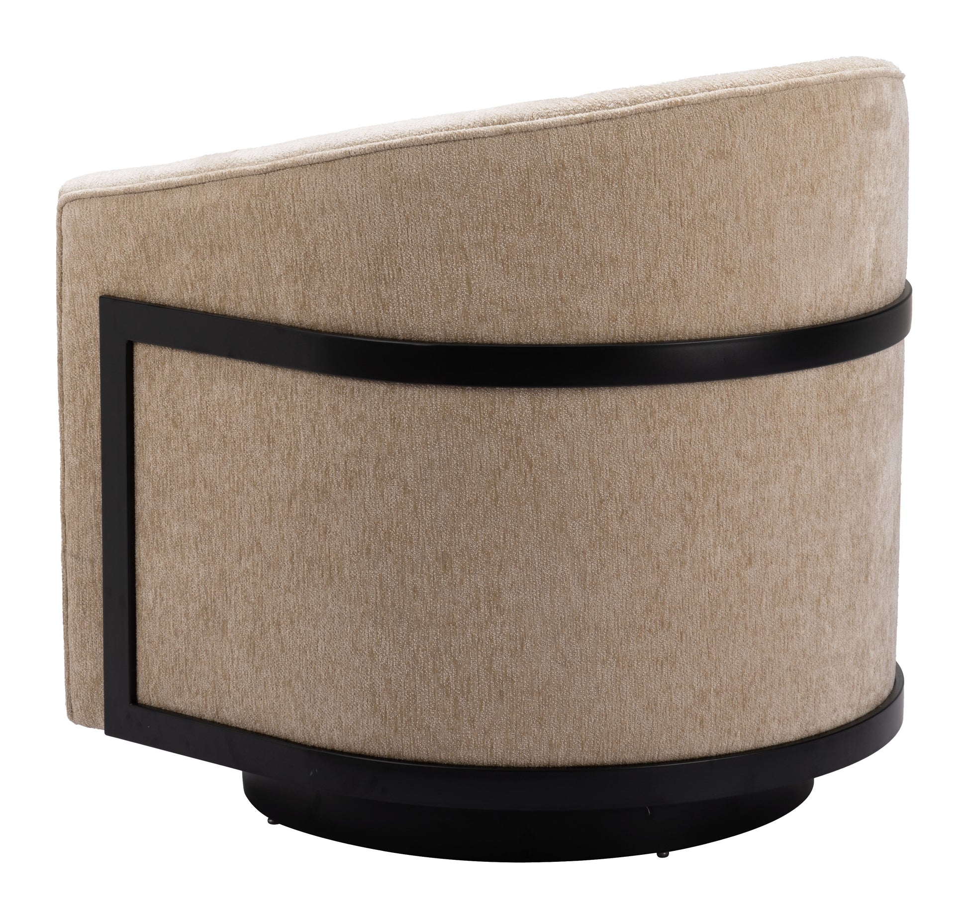 Hanko Swivel Chair Golden Beige - Disselt Designs
