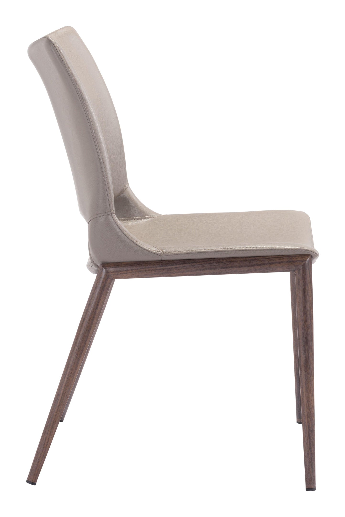 Ace Dining Chair (Set of 2) Brown & Walnut - Disselt Designs