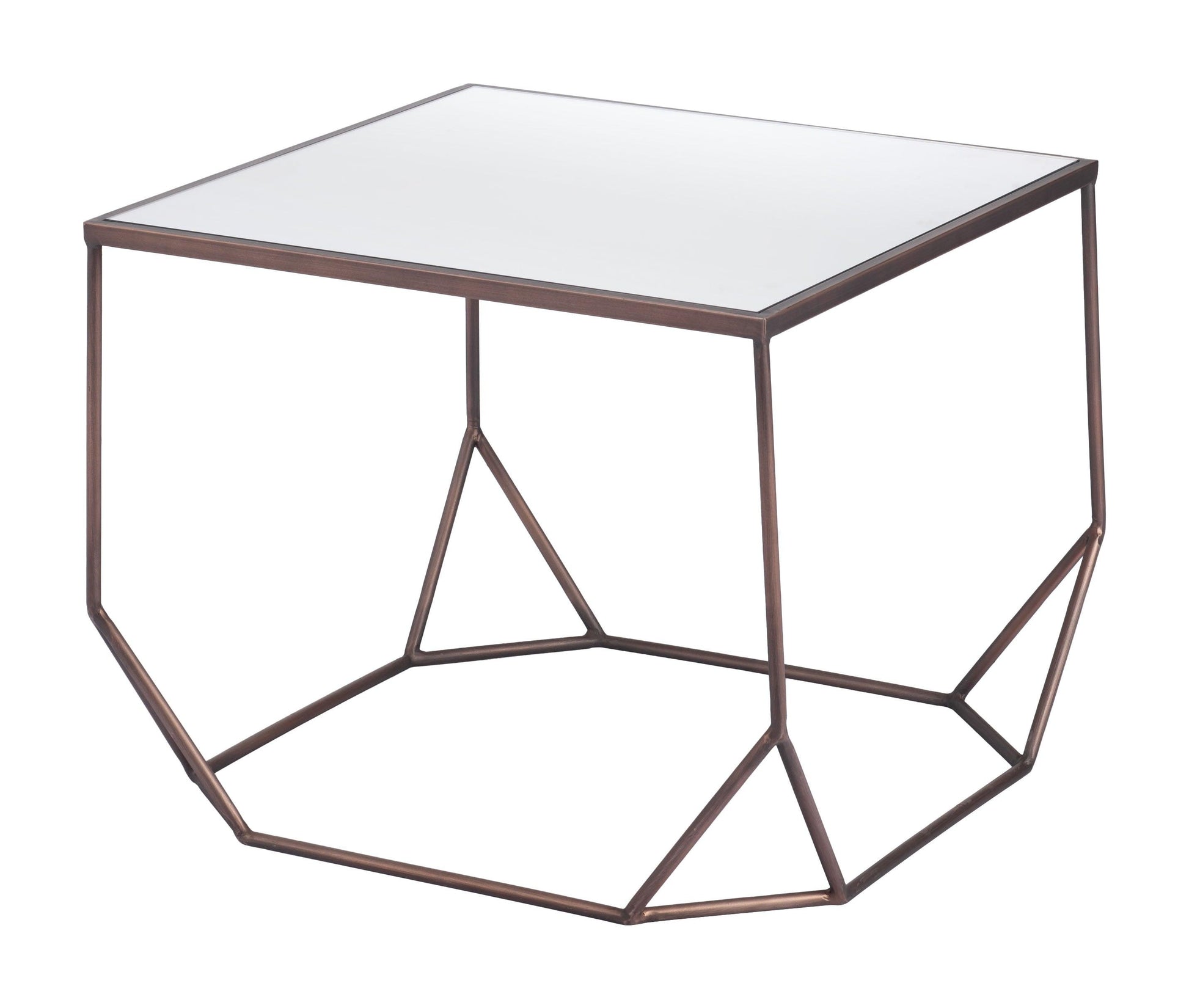 Arzon Coffee Table Set (2-Piece) Bronze - Disselt Designs