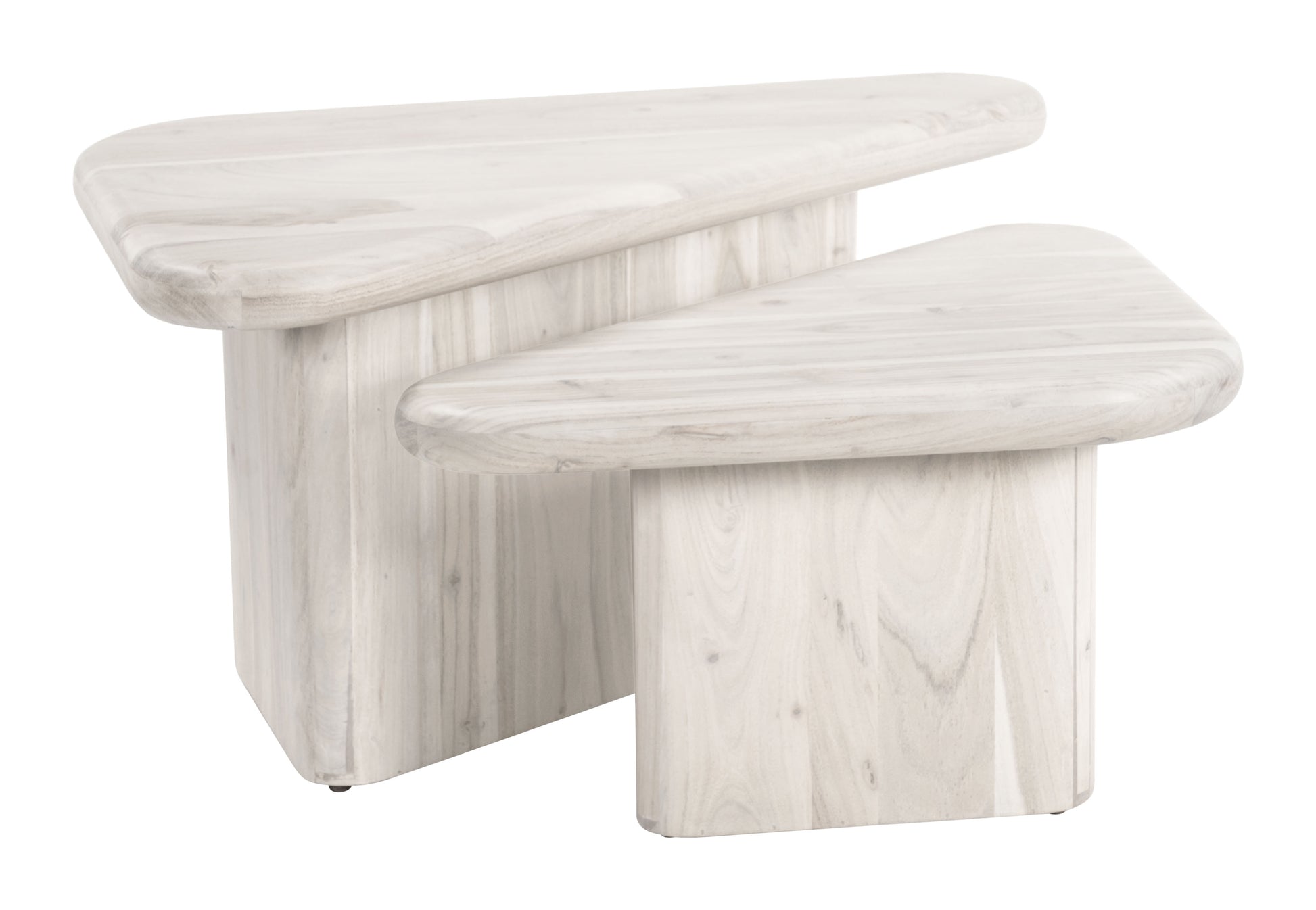 Navidic Coffee Table Set (2-Piece) Whitewashed - Disselt Designs