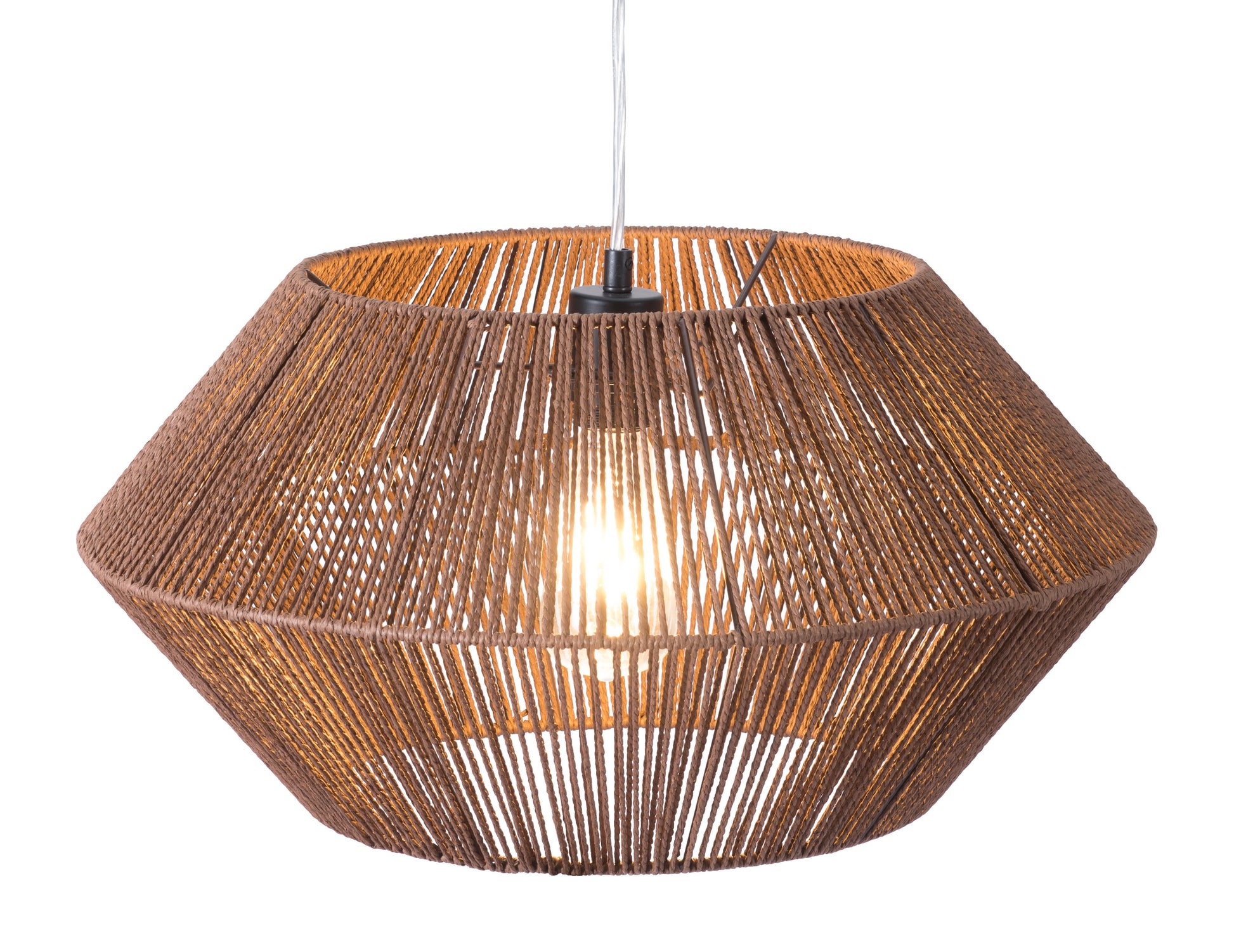 Kendrick Ceiling Lamp Brown - Disselt Designs