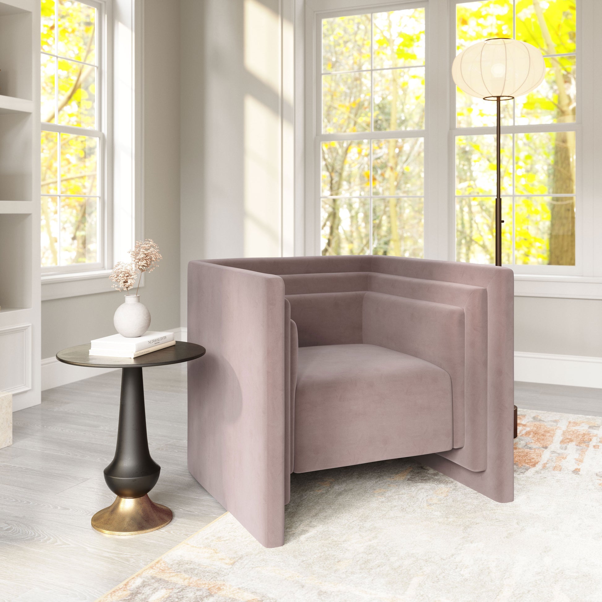 Trippel Armchair Taupe - Disselt Designs