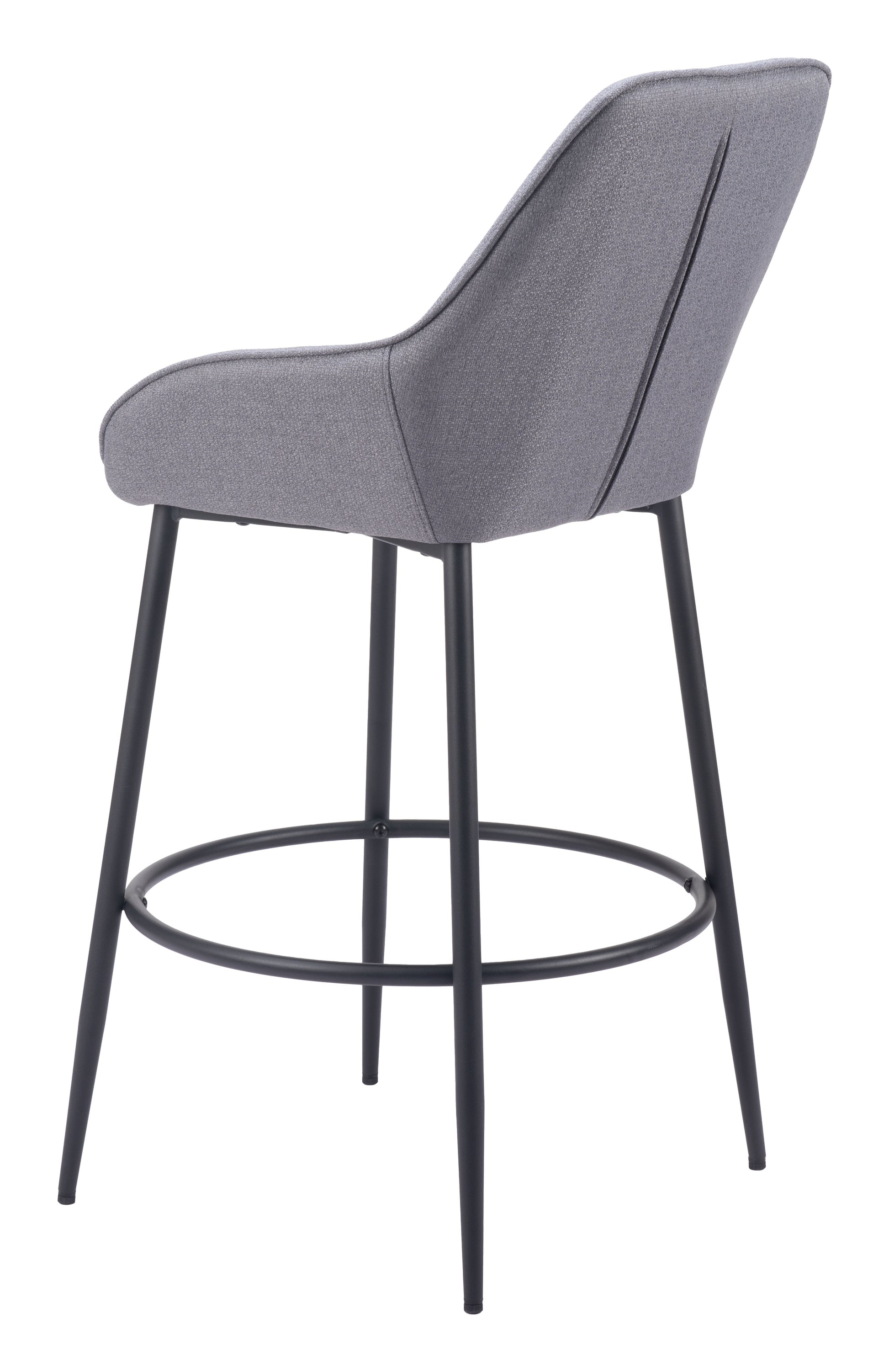 Vila Barstool (Set of 2) Gray - Disselt Designs