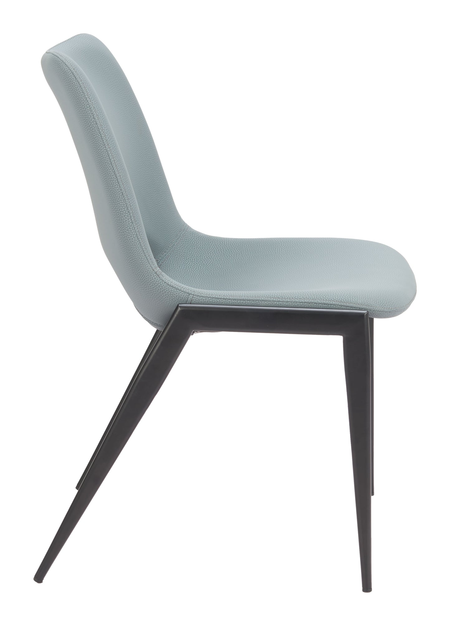 Desi Armless Dining Chair (Set of 2) Azure Gray - Disselt Designs