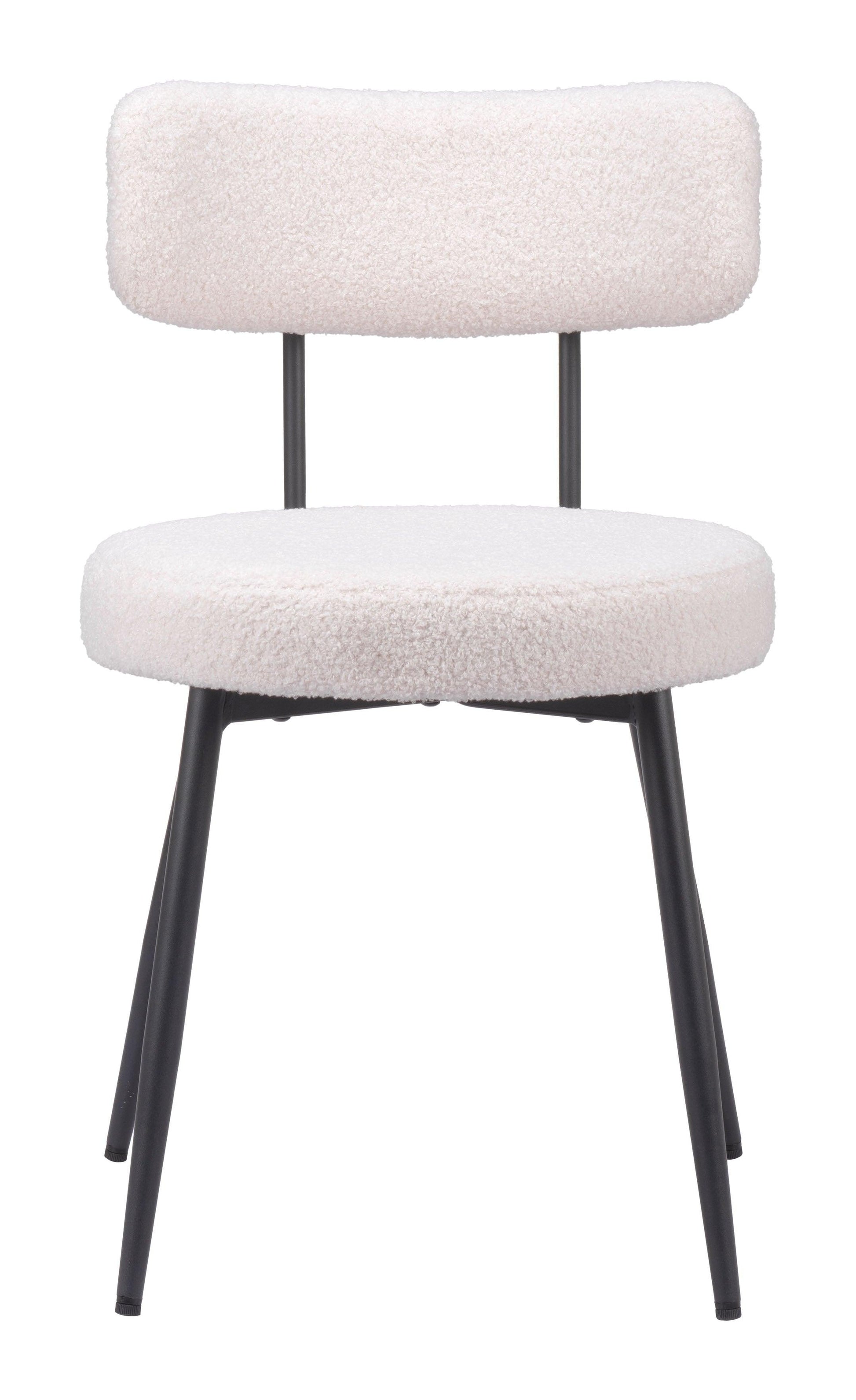 Blanca Dining Chair (Set of 2) Ivory - Disselt Designs