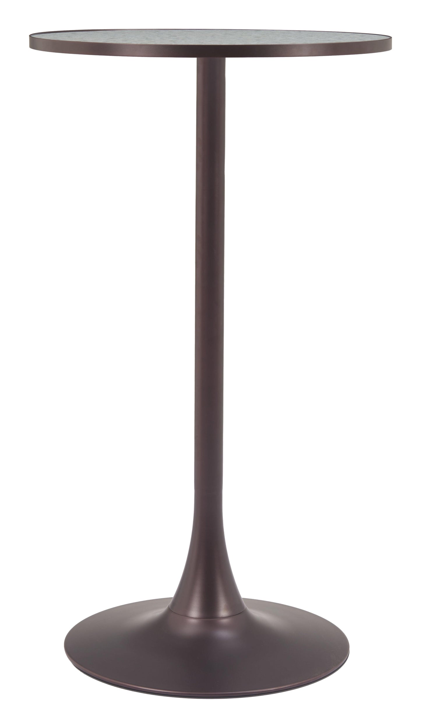Bite Bar Table Gray & Bronze - Disselt Designs