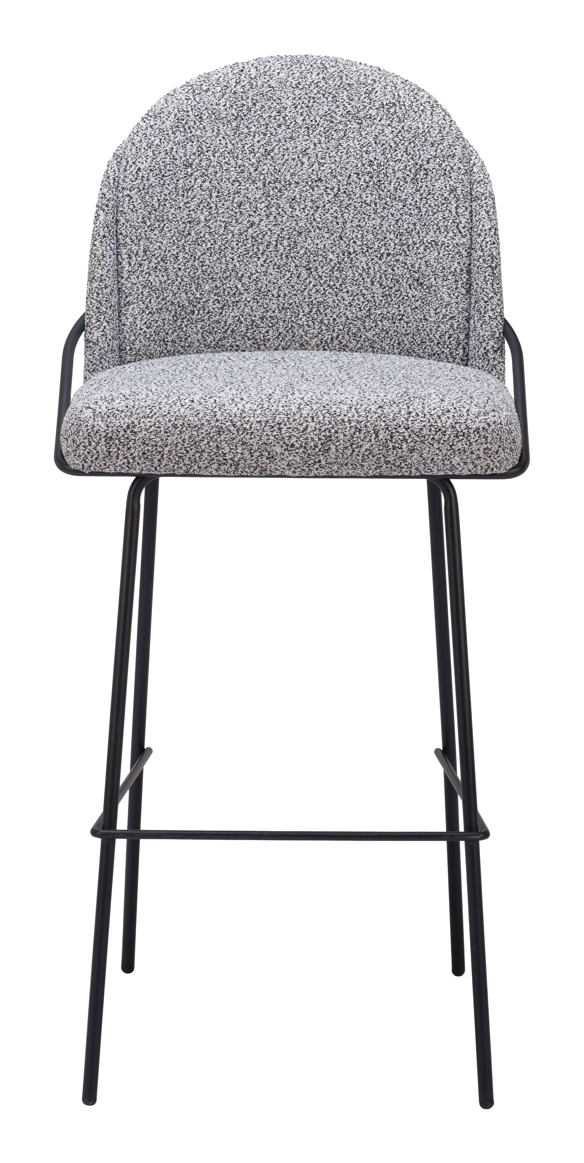 Jambi Barstool (Set of 2) Black & White - Disselt Designs