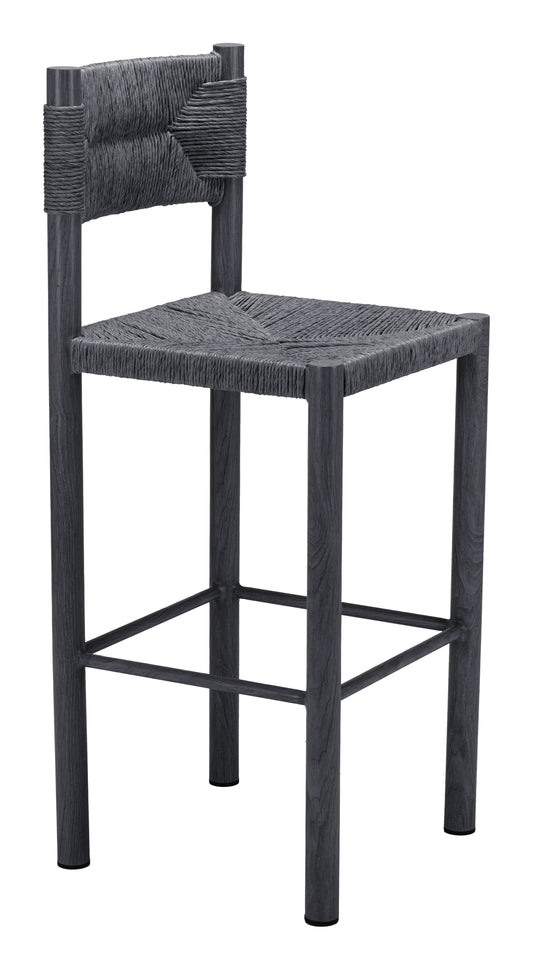 Iska Barstool (Set of 2) Black - Disselt Designs