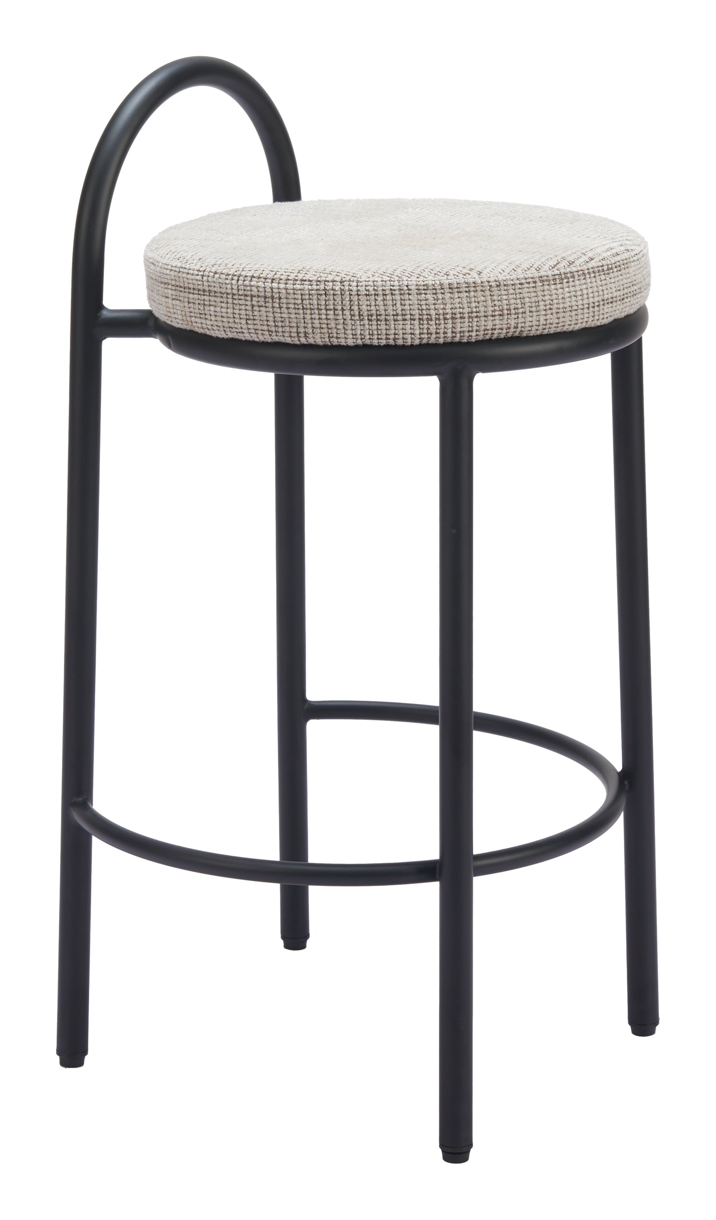 Sisal Counter Stool (Set of 2) Beige Tweed - Disselt Designs
