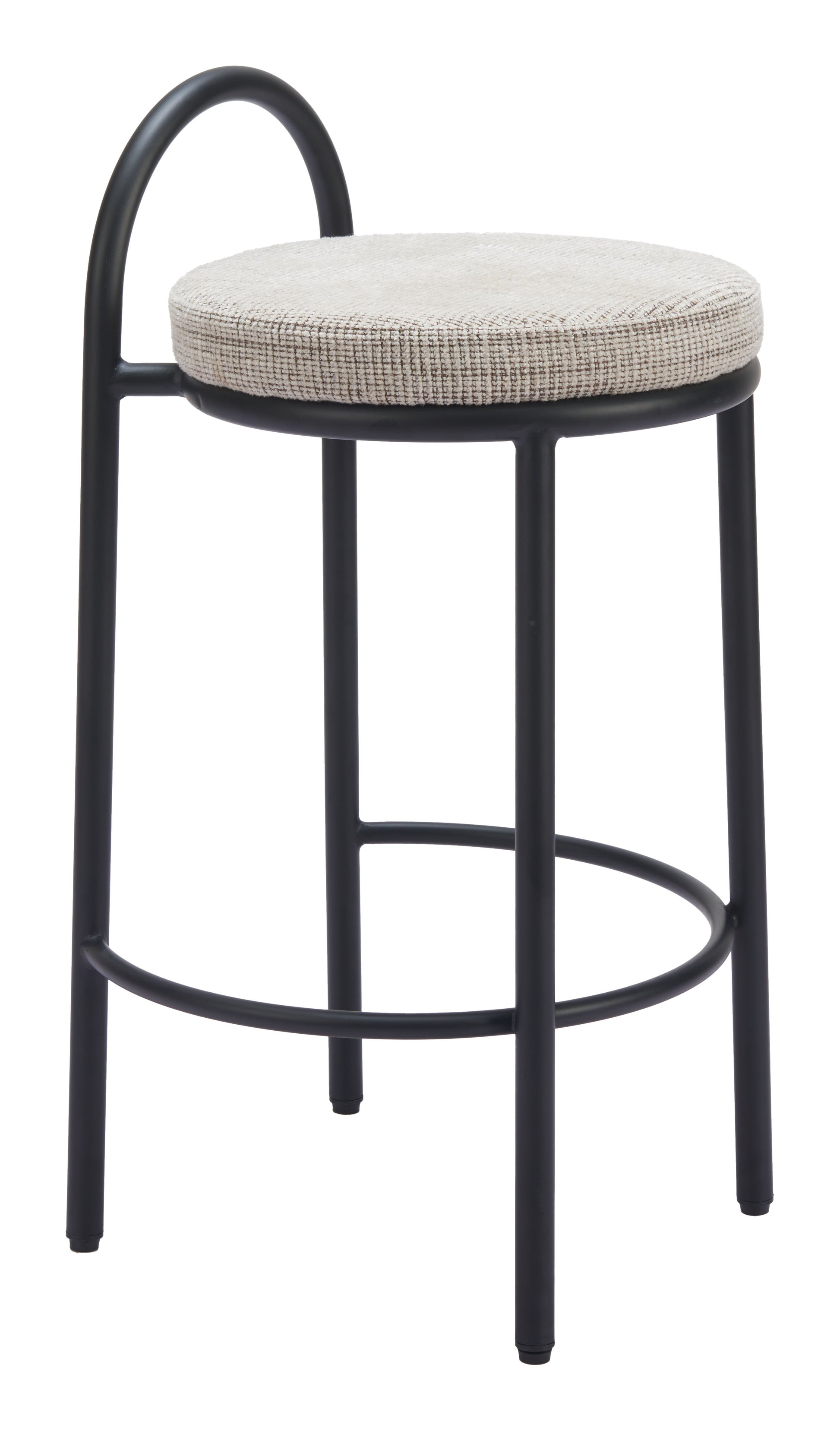 Sisal Counter Stool (Set of 2) Beige Tweed - Disselt Designs