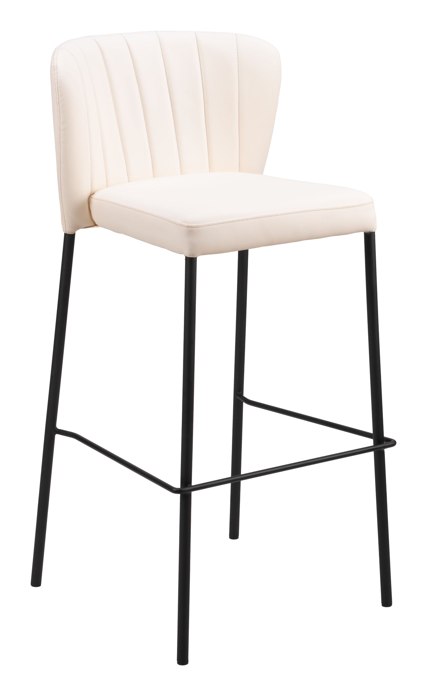 Linz Barstool (Set of 2) Cream - Disselt Designs