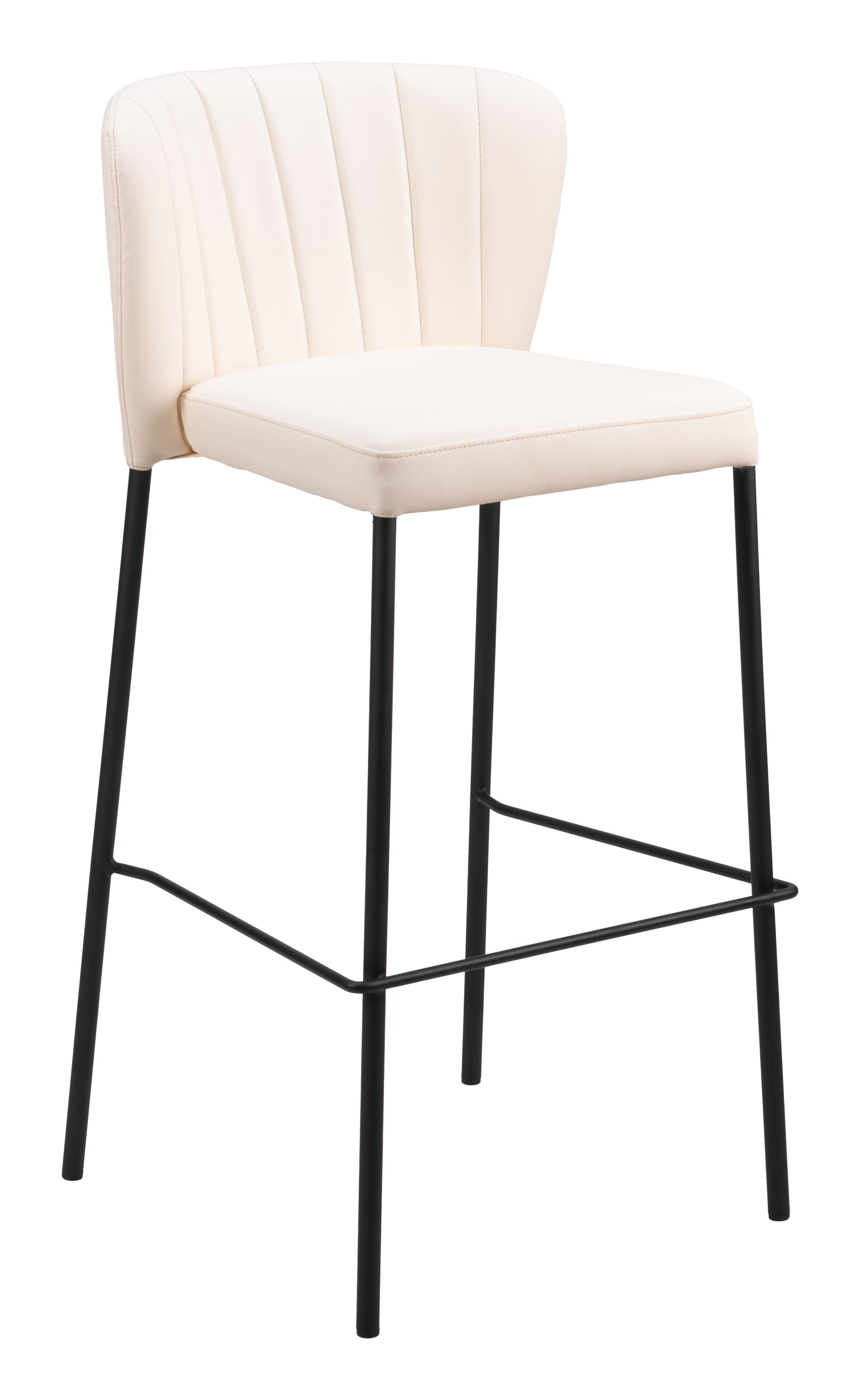 Linz Barstool (Set of 2) Cream - Disselt Designs