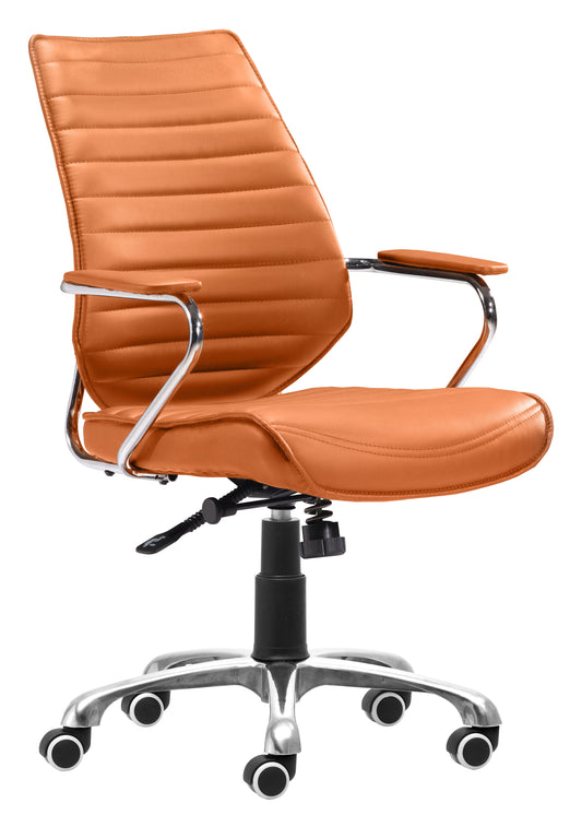 Enterprise Low Back Office Chair Orange - Disselt Designs