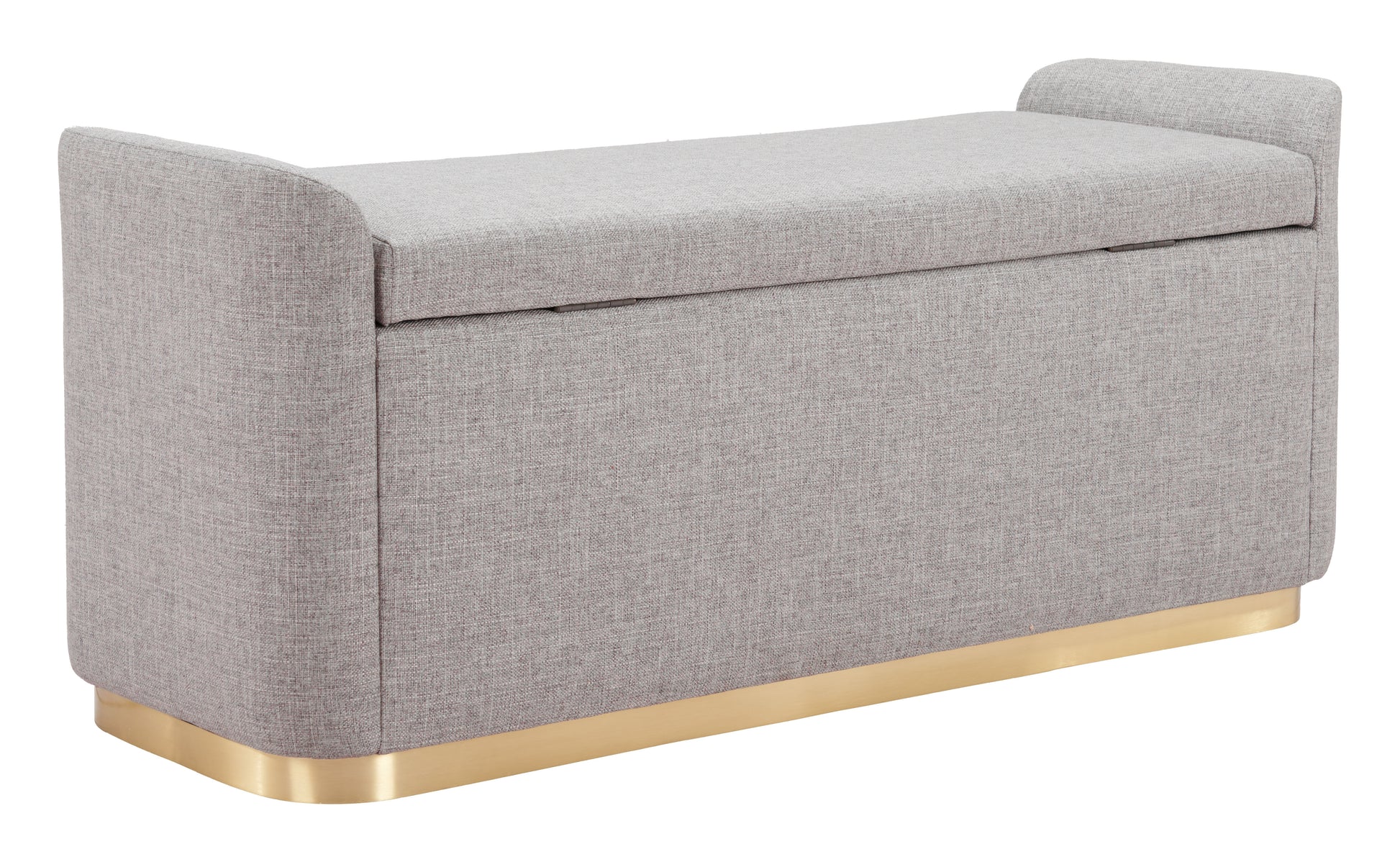 Dobo Storage Bench Gray - Disselt Designs