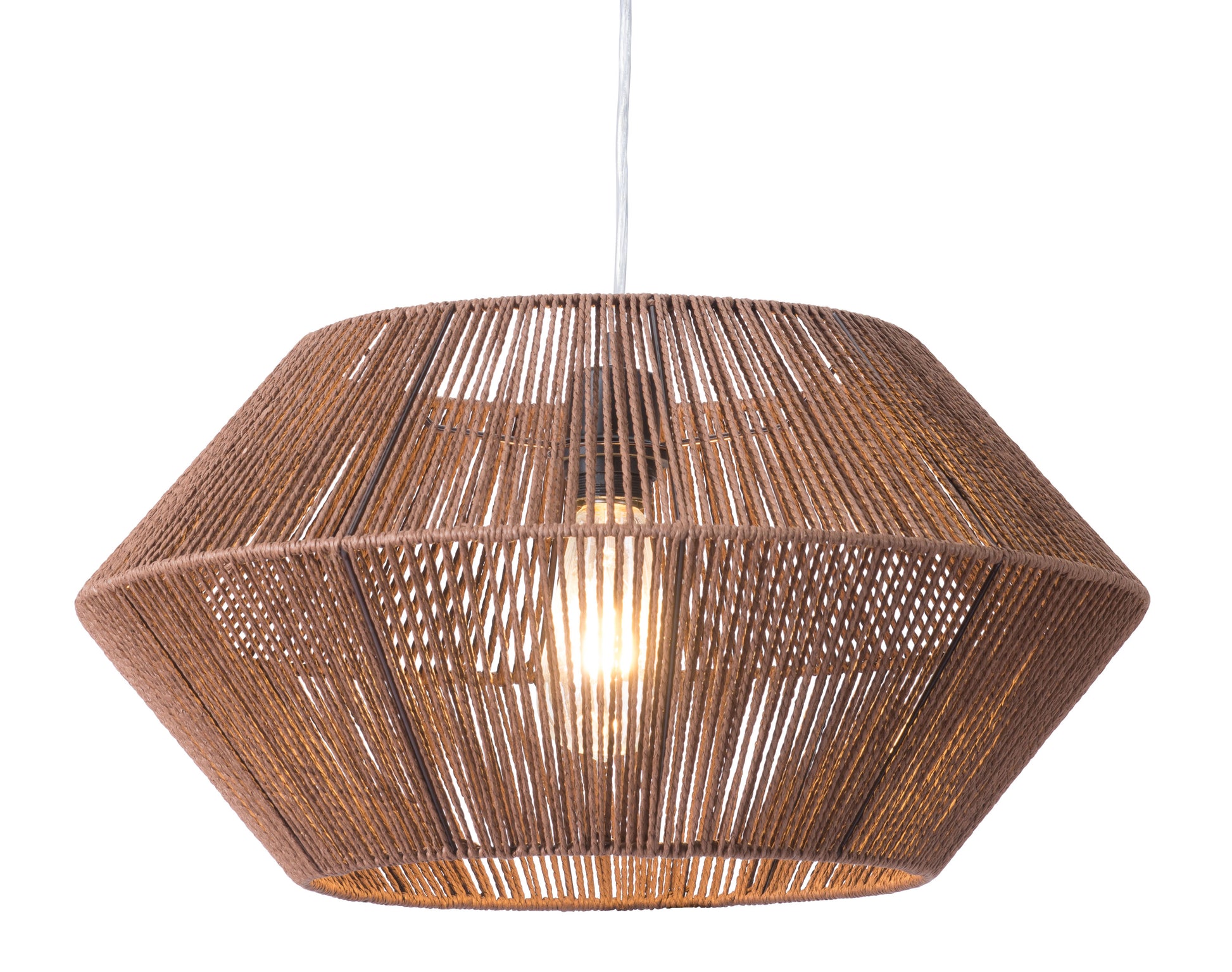 Kendrick Ceiling Lamp Brown - Disselt Designs