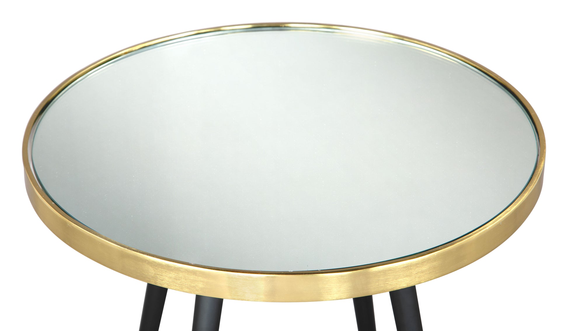 Particle Side Table Gold & Black - Disselt Designs