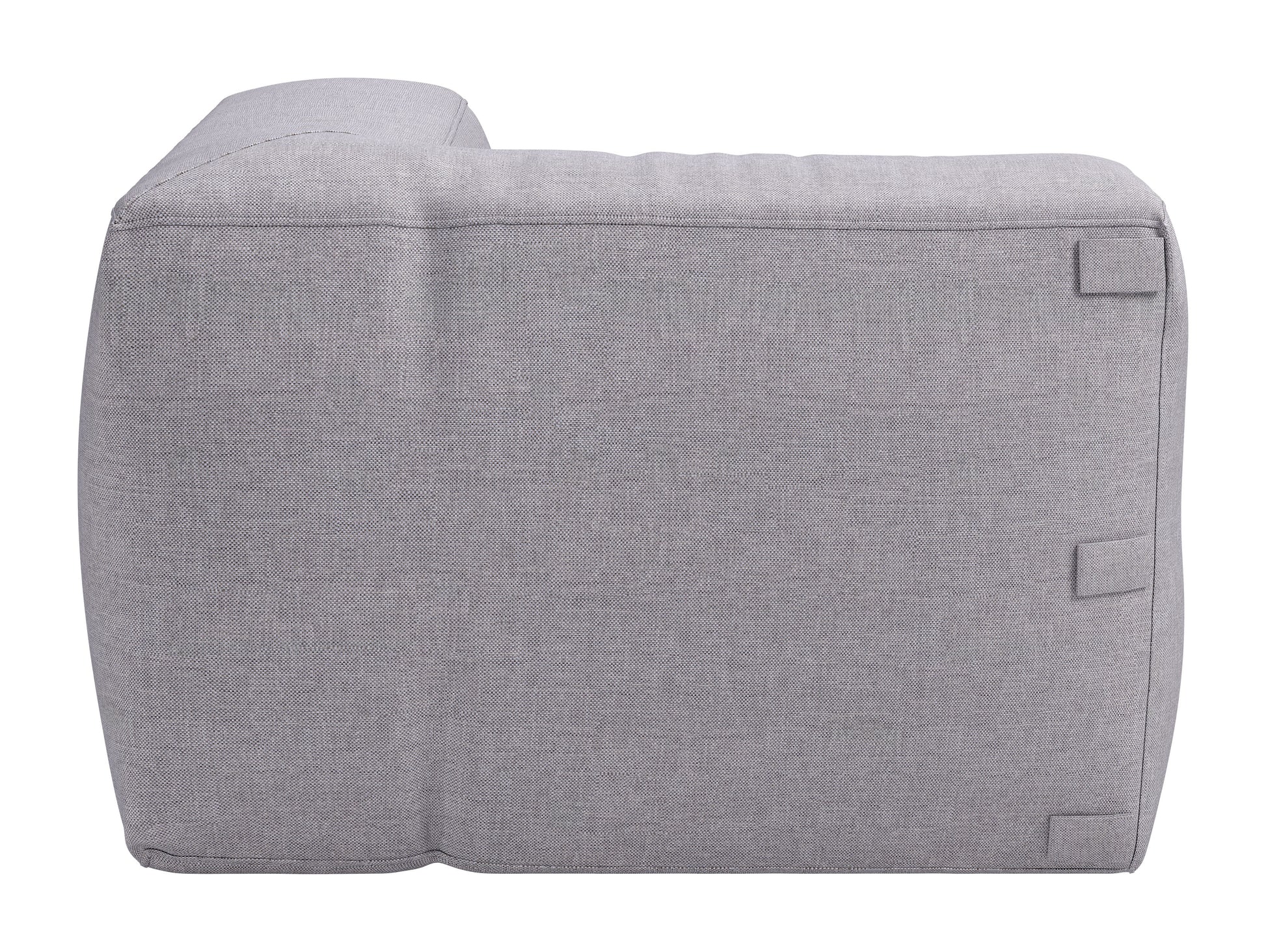 Luanda Corner Chair Gray - Disselt Designs