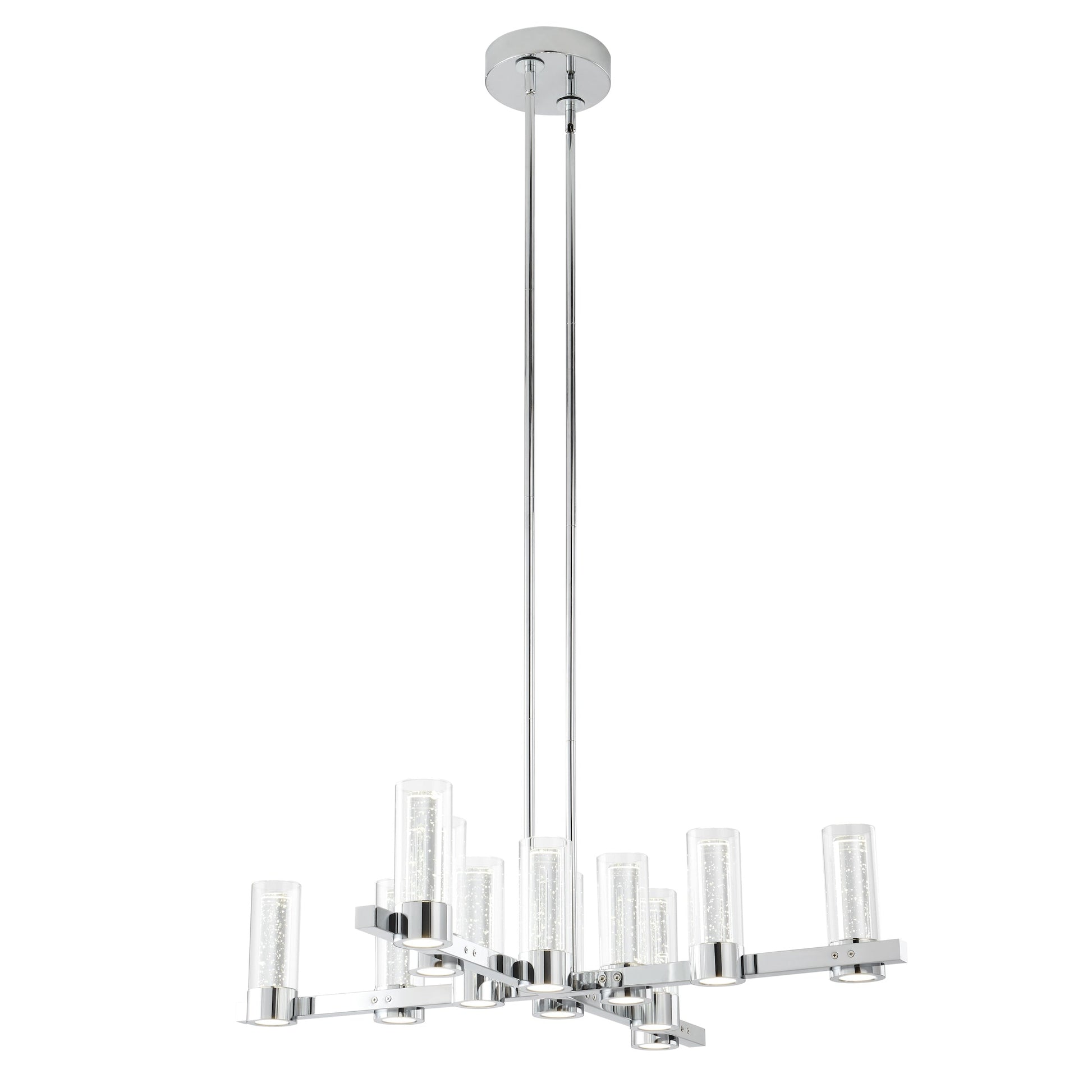 Victory 12 Light Chandelier // Chrome - Disselt Designs