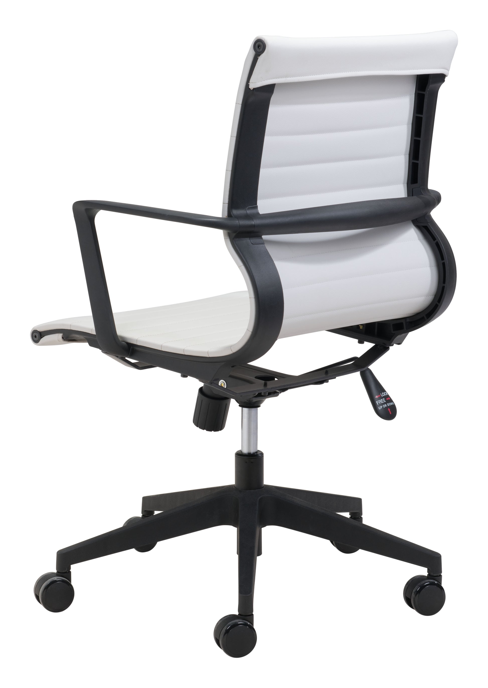 Stacy Office Chair White - Disselt Designs