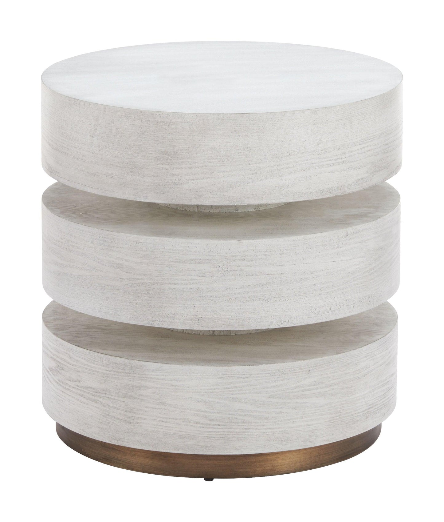 Laha Side Table Oak White - Disselt Designs