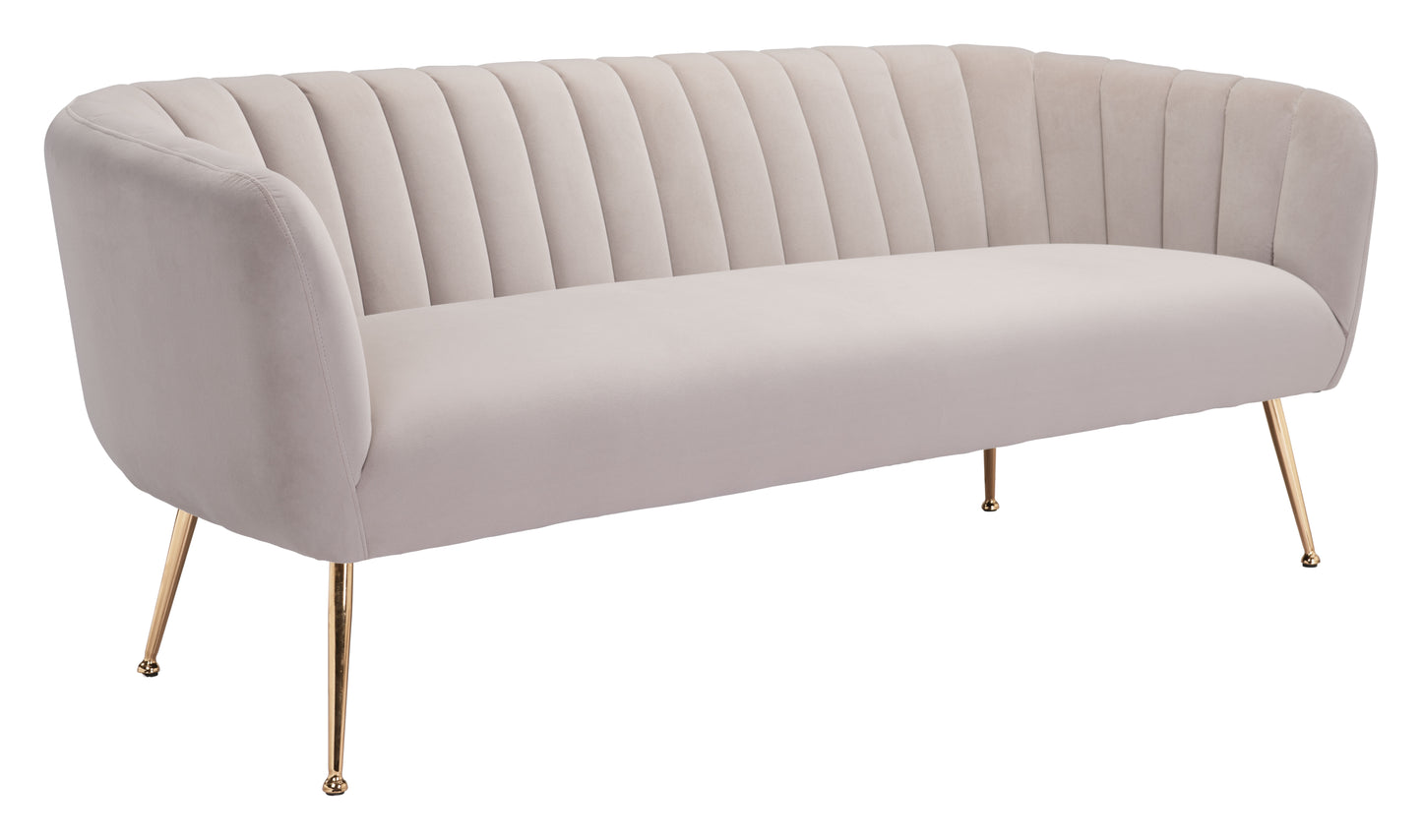 Deco Sofa Beige - Disselt Designs