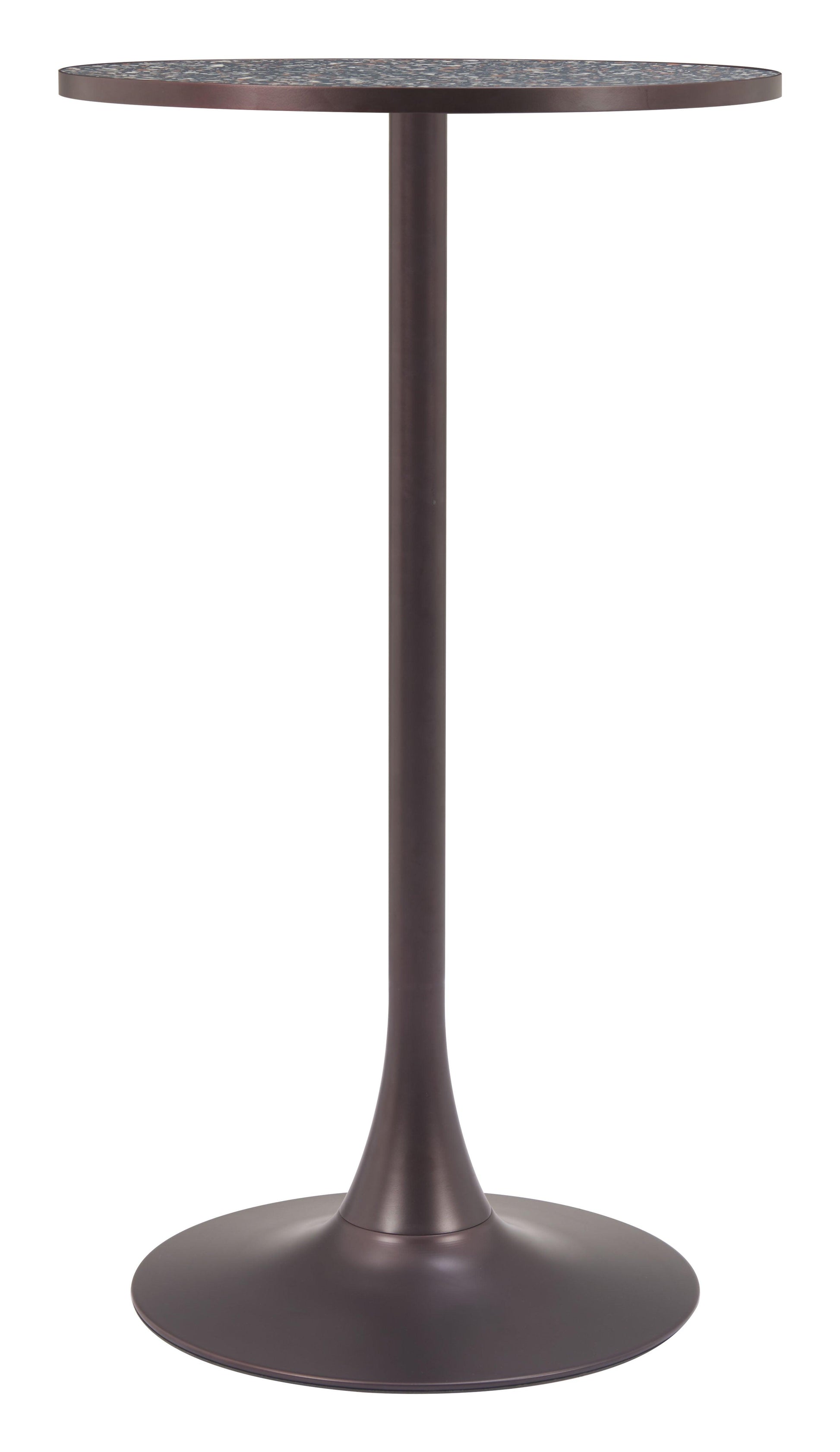 Bite Bar Table Black & Bronze - Disselt Designs