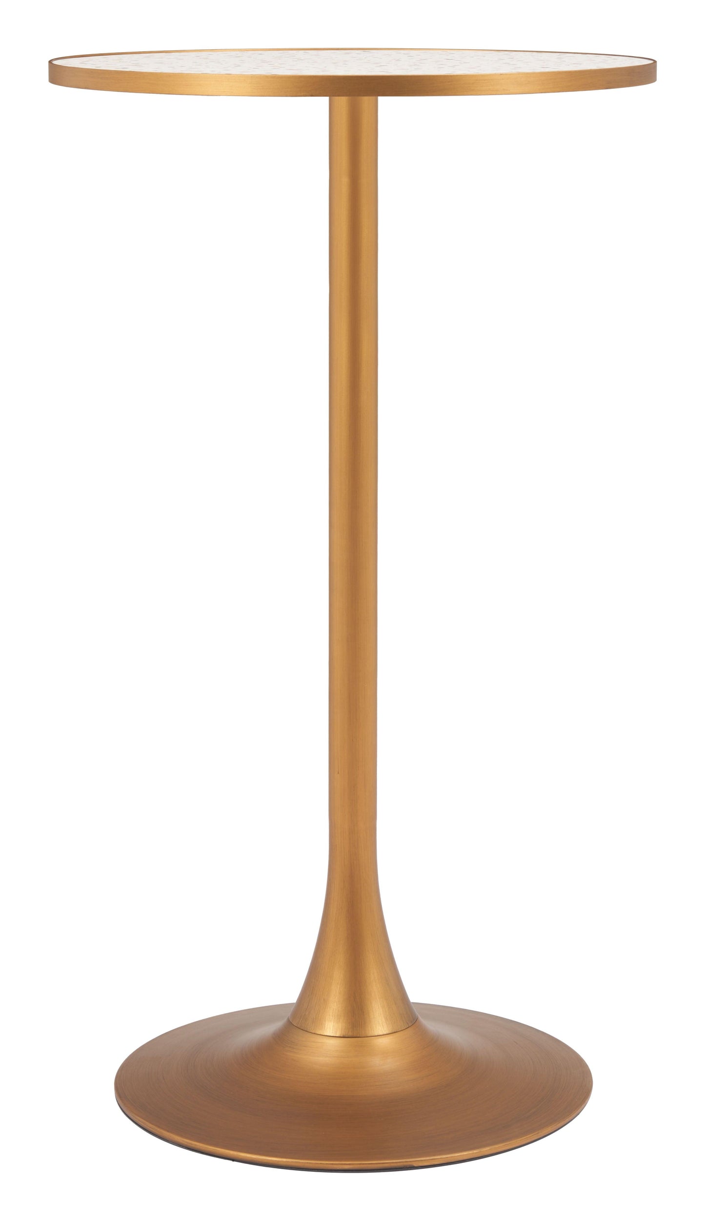 Bite Bar Table Beige & Gold - Disselt Designs