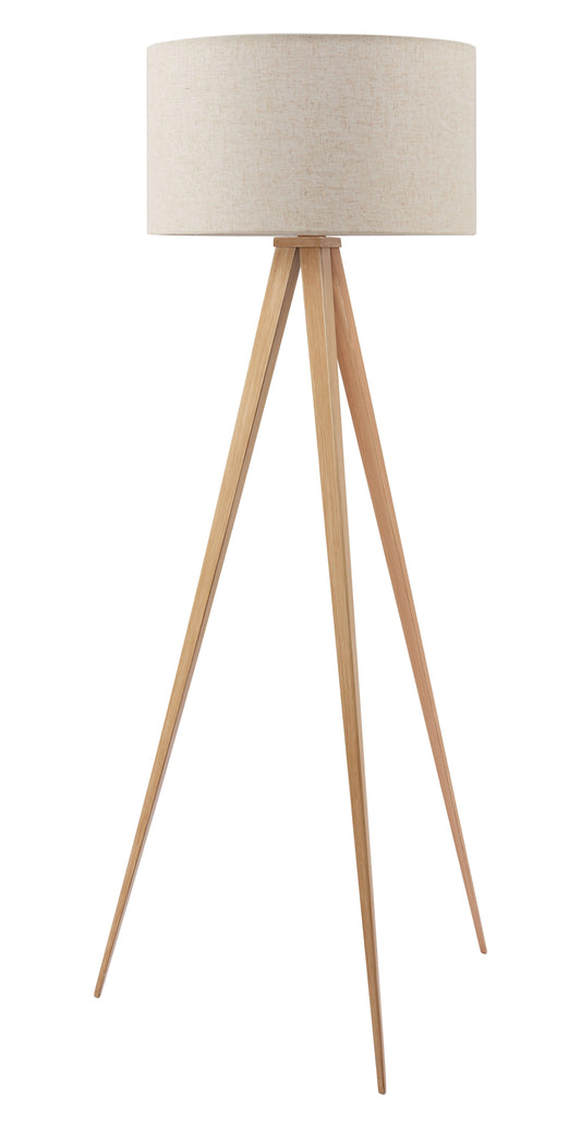 Imperial Floor Lamp Beige & Natural - Disselt Designs