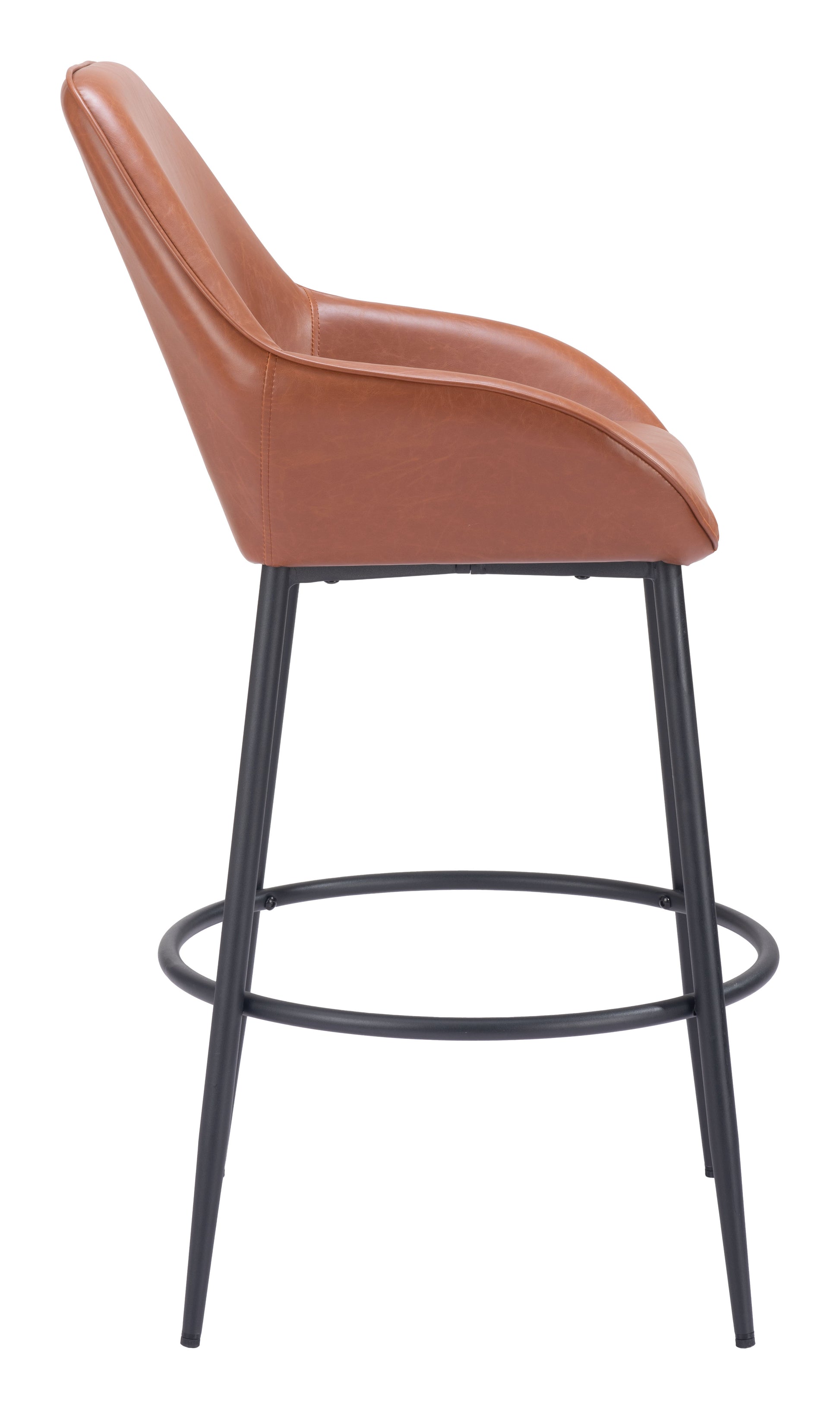 Vila Barstool (Set of 2) Brown - Disselt Designs