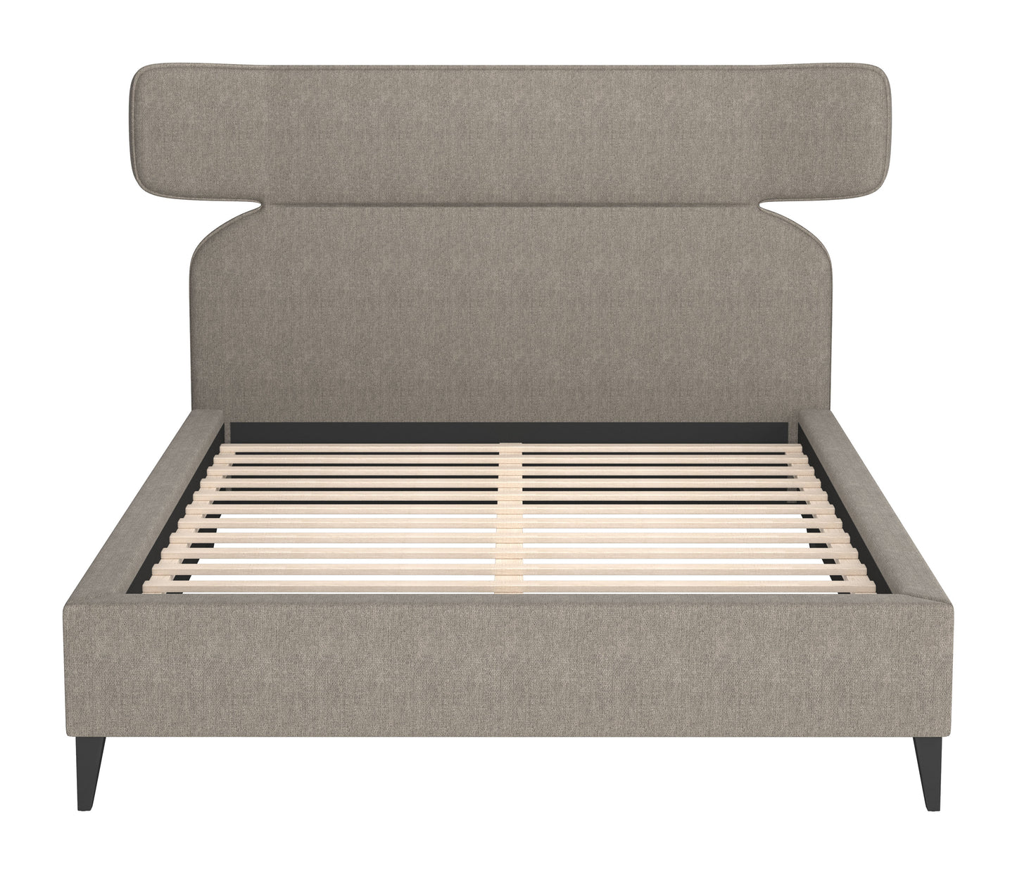 Dusa Queen Bed Olive Brown - Disselt Designs