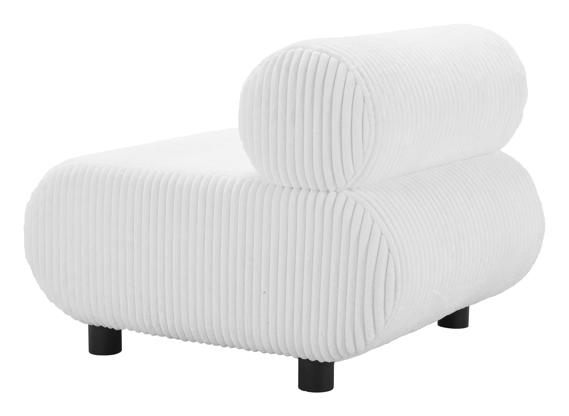 Rahat Accent Chair White - Disselt Designs