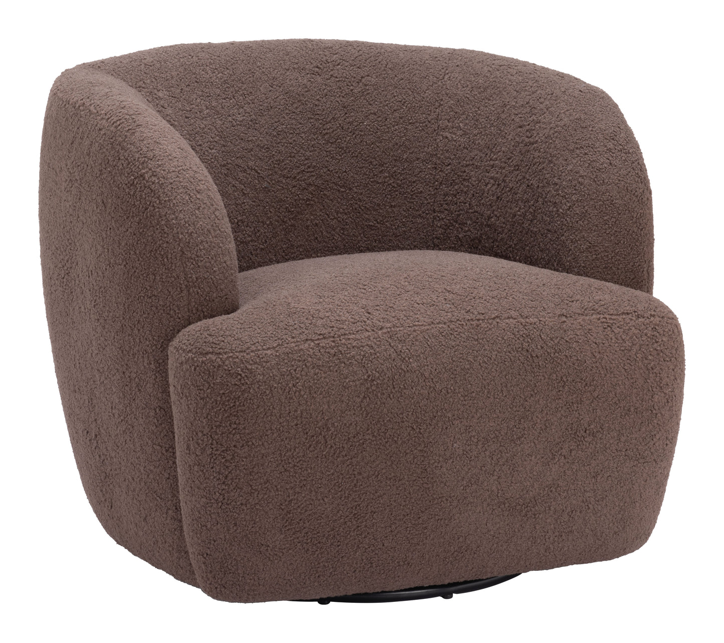 Govan Swivel Chair Brown - Disselt Designs