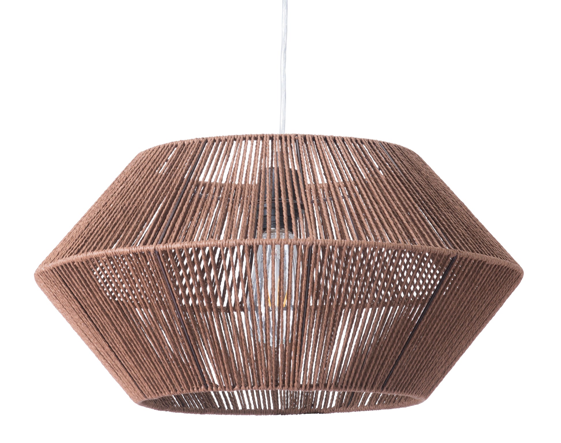 Kendrick Ceiling Lamp Brown - Disselt Designs