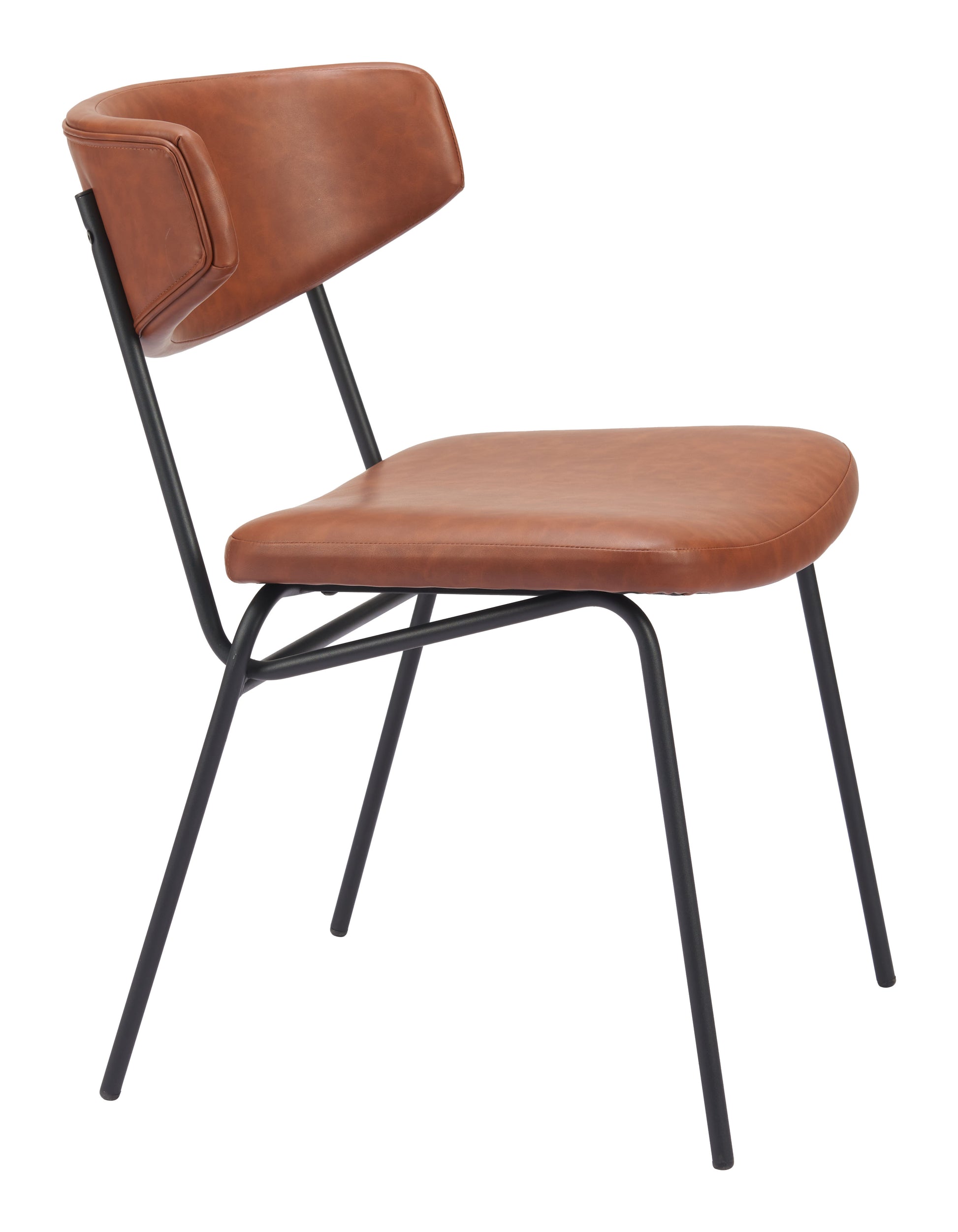Charon Dining Chair (Set of 2) Vintage Brown - Disselt Designs
